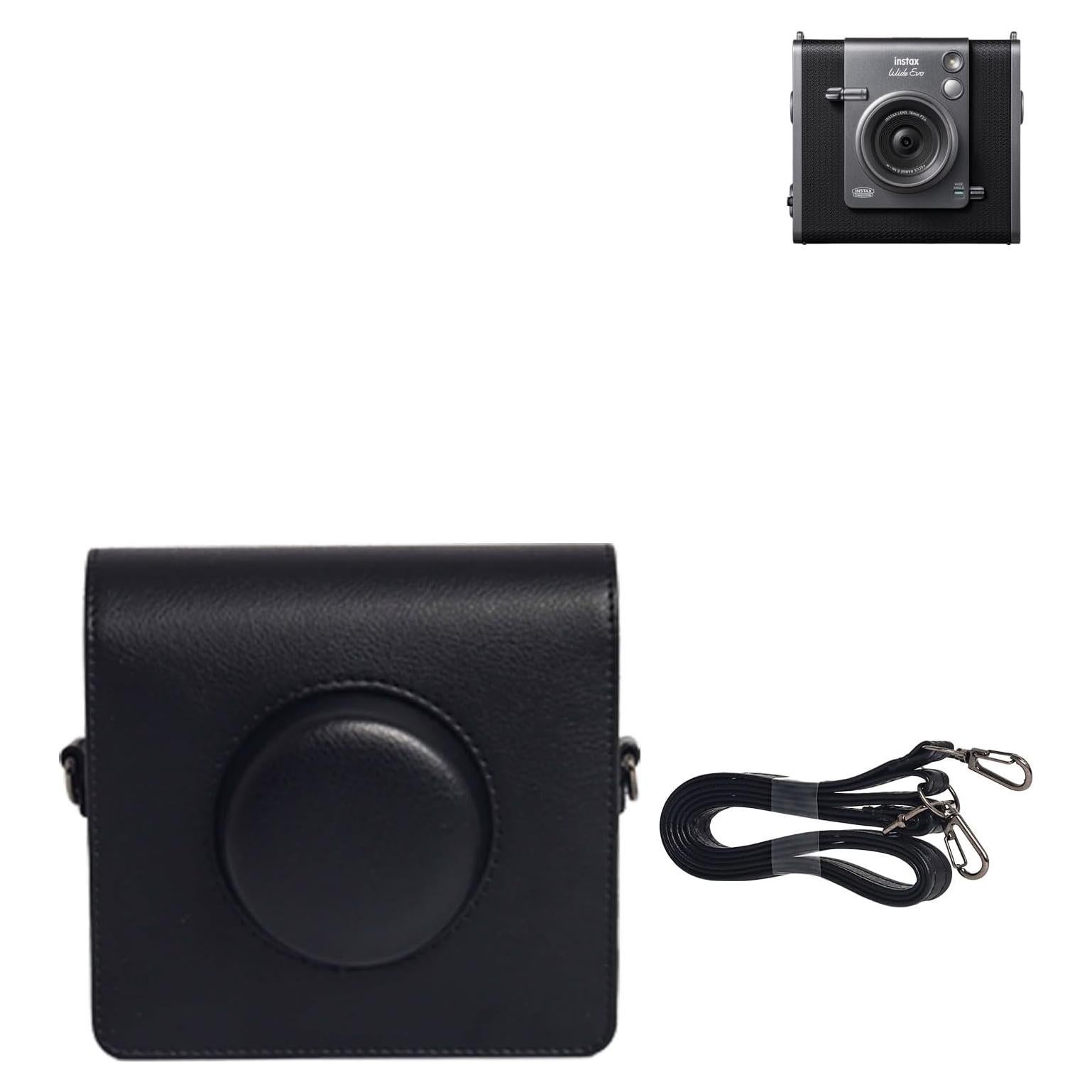 Bolsa Protectora de Cuero PU para Fujifilm Instax Wide Evo