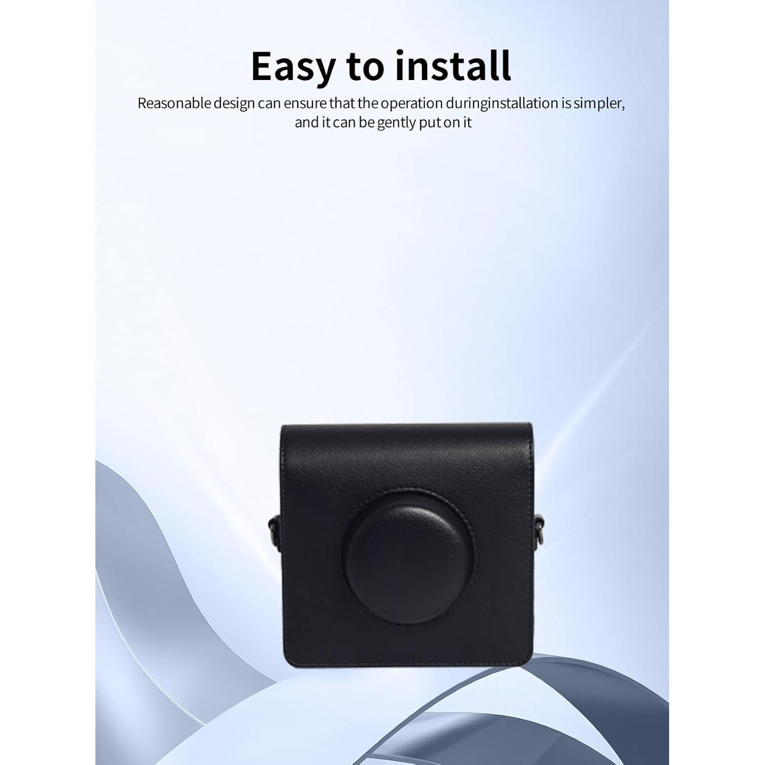 Bolsa Protectora de Cuero PU para Fujifilm Instax Wide Evo