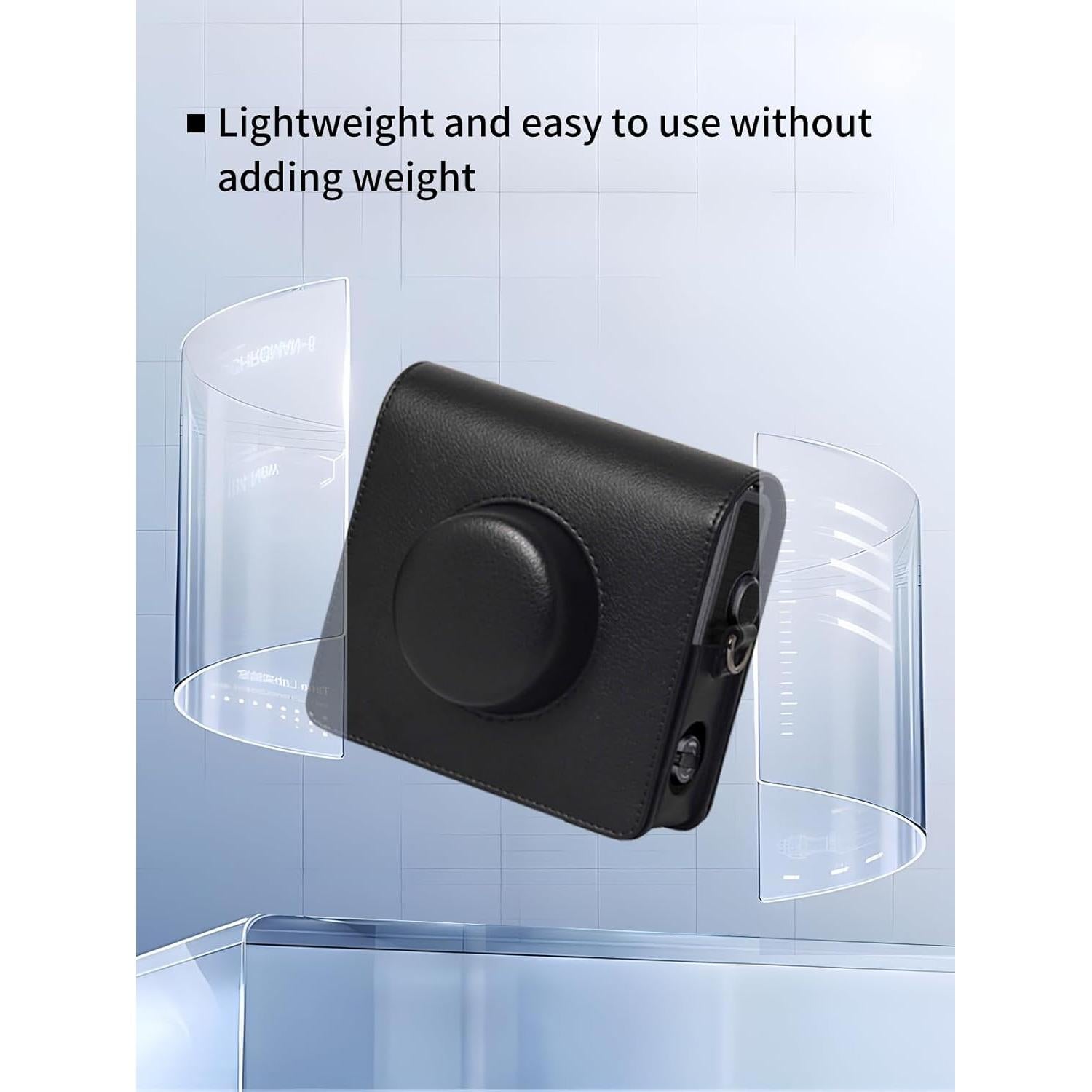 Bolsa Protectora de Cuero PU para Fujifilm Instax Wide Evo