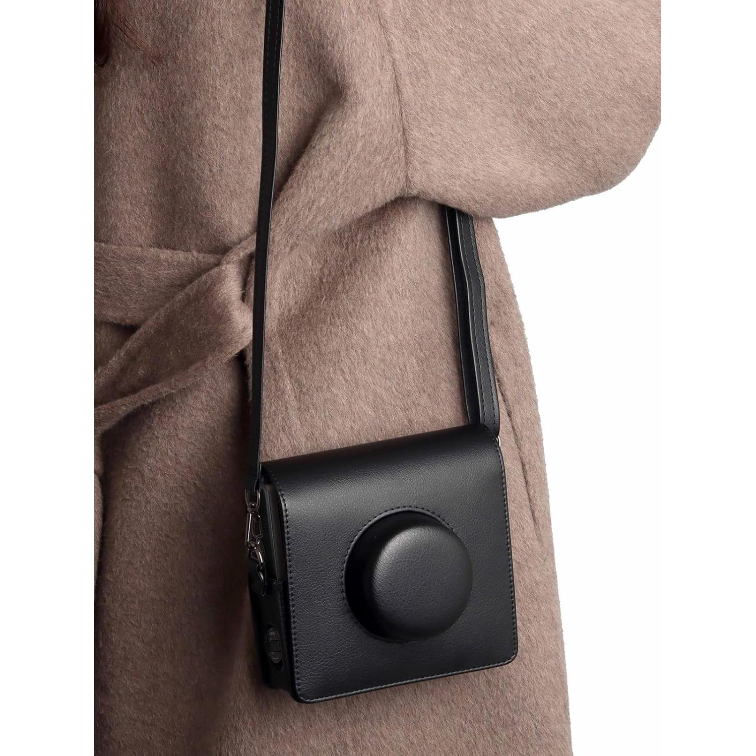 Bolsa Protectora de Cuero PU para Fujifilm Instax Wide Evo