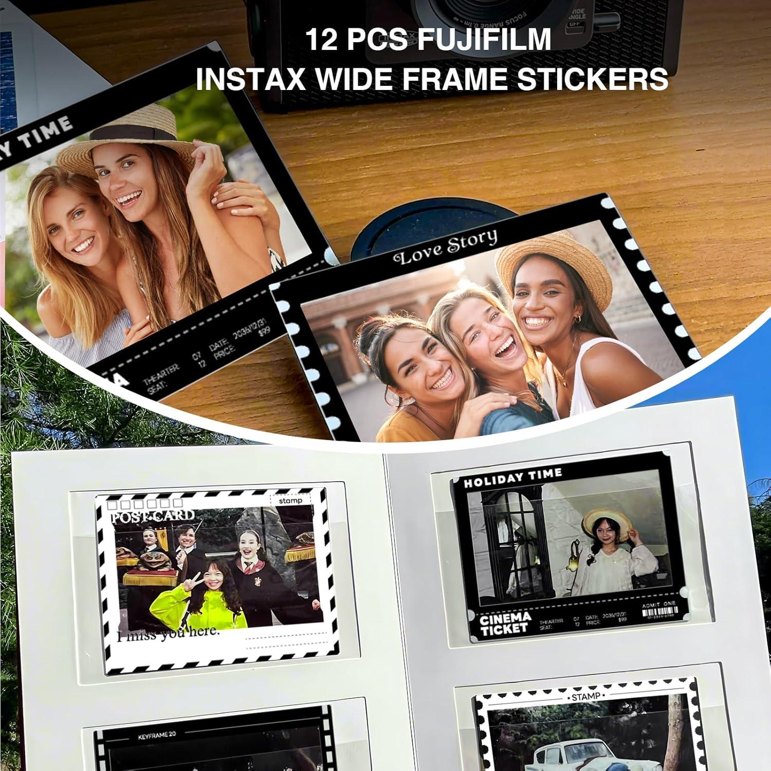 Stickers Decorativos CAIYOULE para Fotos Instax Wide 20 PCS