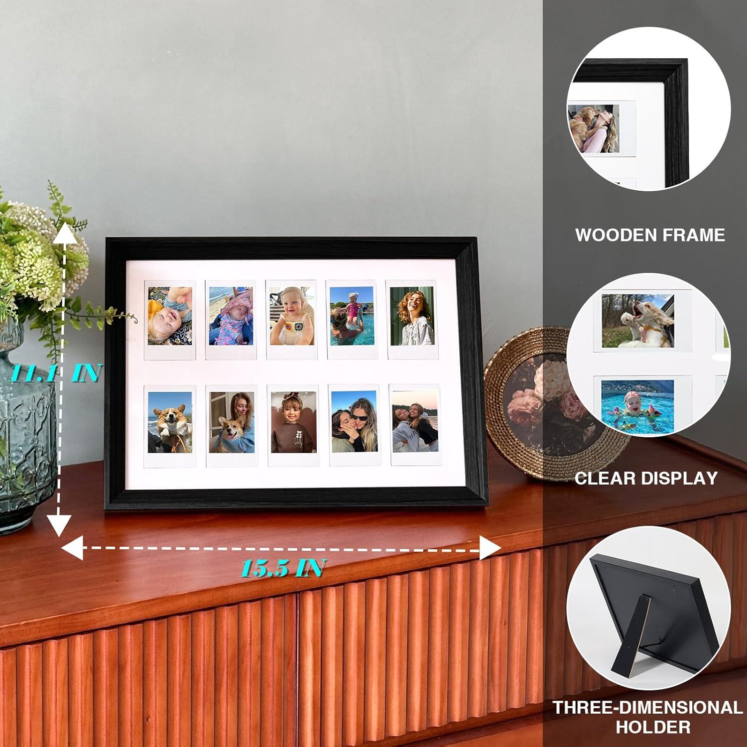 Marco de Foto Mini WOGOZAN de Madera para Instax Mini 10 Piezas