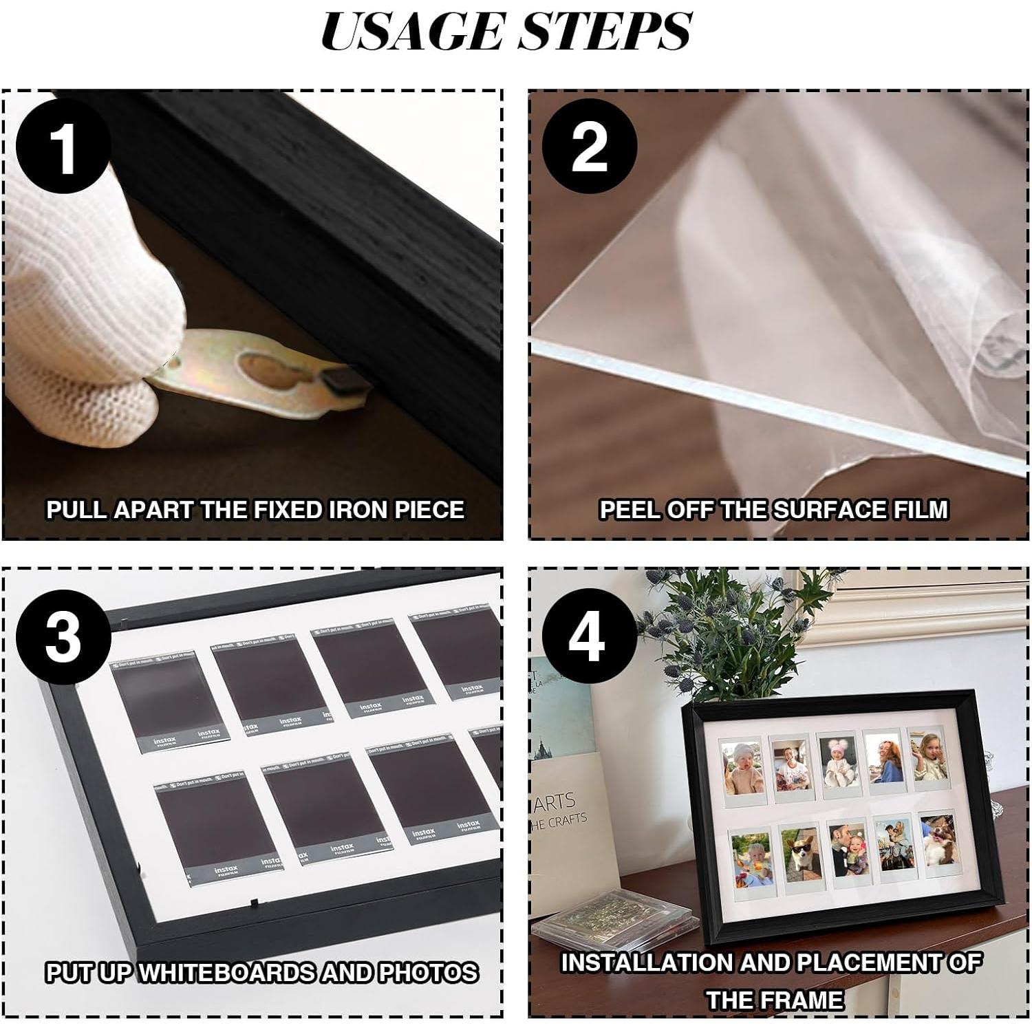 Marco de Foto Mini WOGOZAN de Madera para Instax Mini 10 Piezas