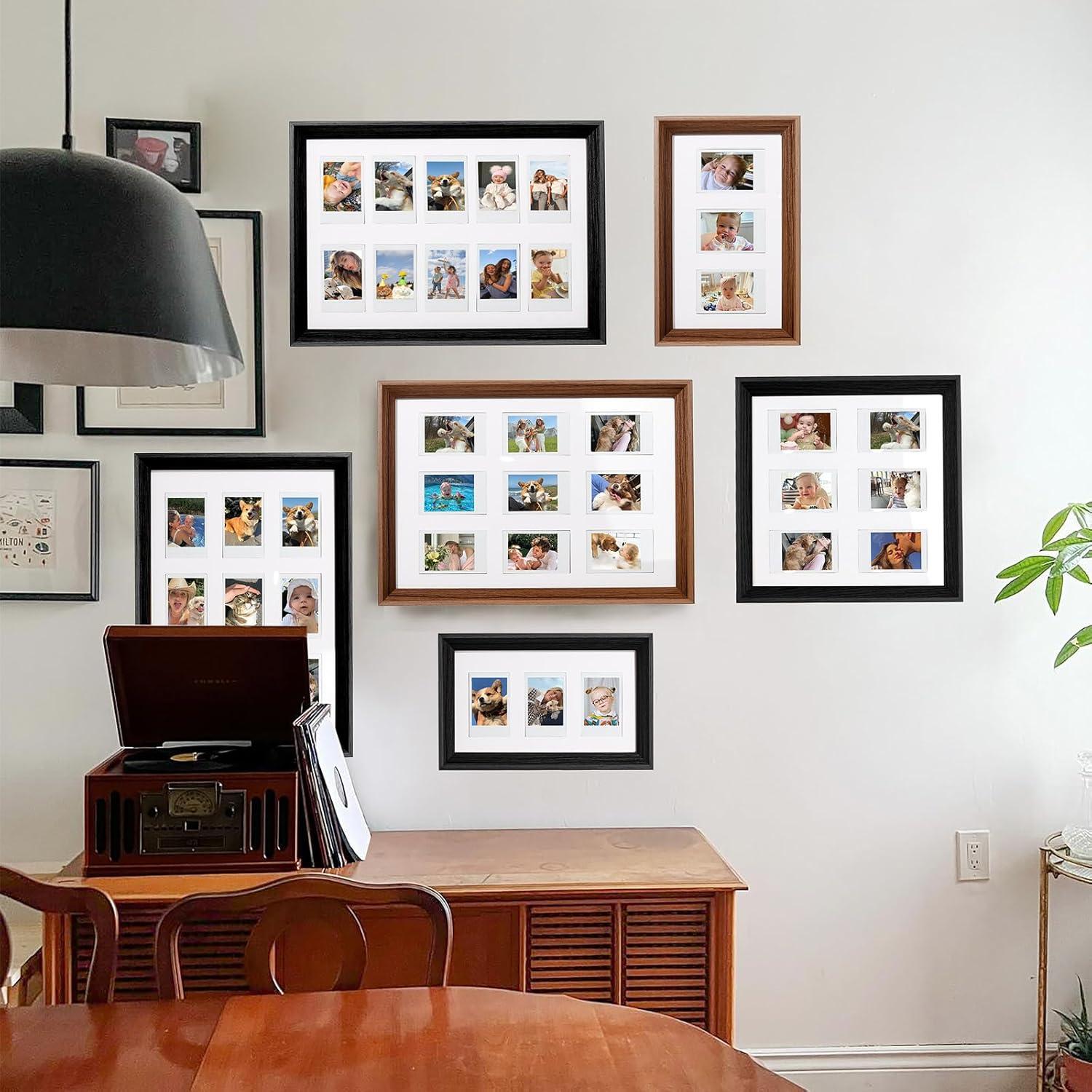 Marco de Foto Mini WOGOZAN de Madera para Instax Mini 10 Piezas