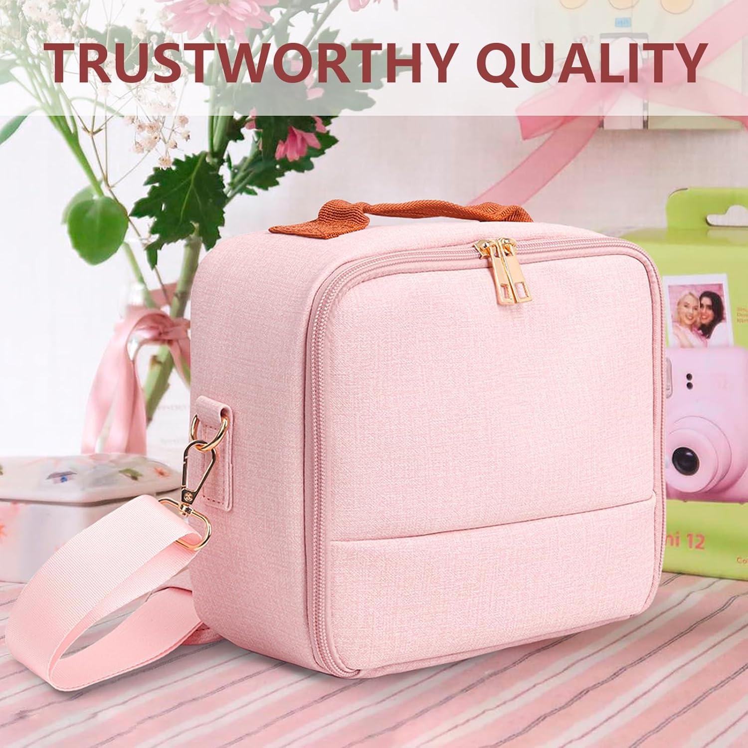 Bolsa Protectora WOGOZAN para Fujifilm Instax Mini Rosa
