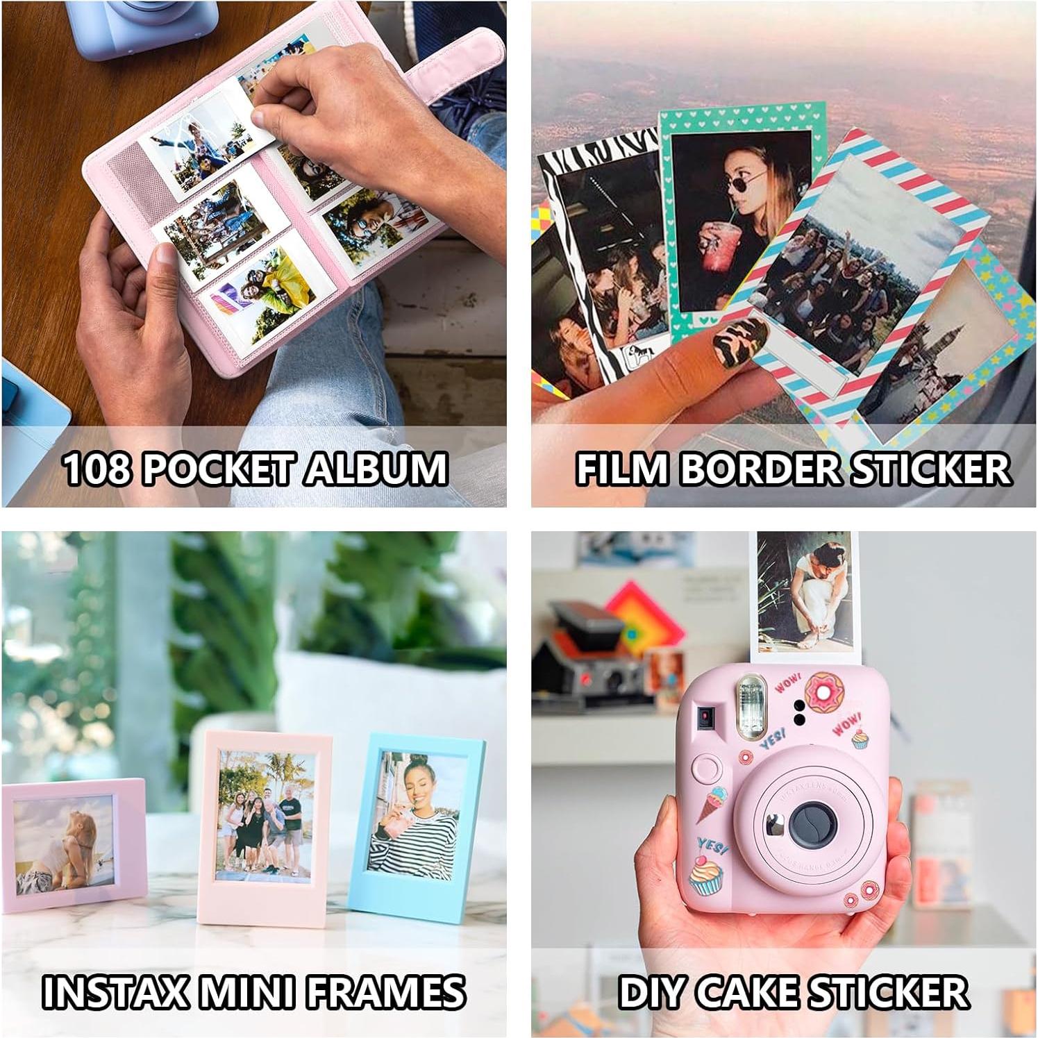 Bolsa Protectora WOGOZAN para Fujifilm Instax Mini Rosa