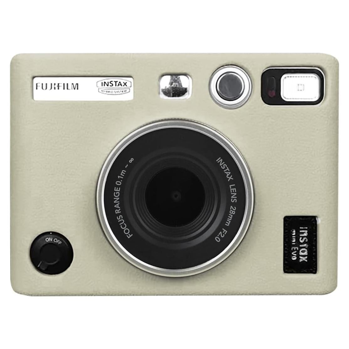Funda de Silicona MUZIRI KINOKOO para Fuji Instax Mini EVO - Blanca