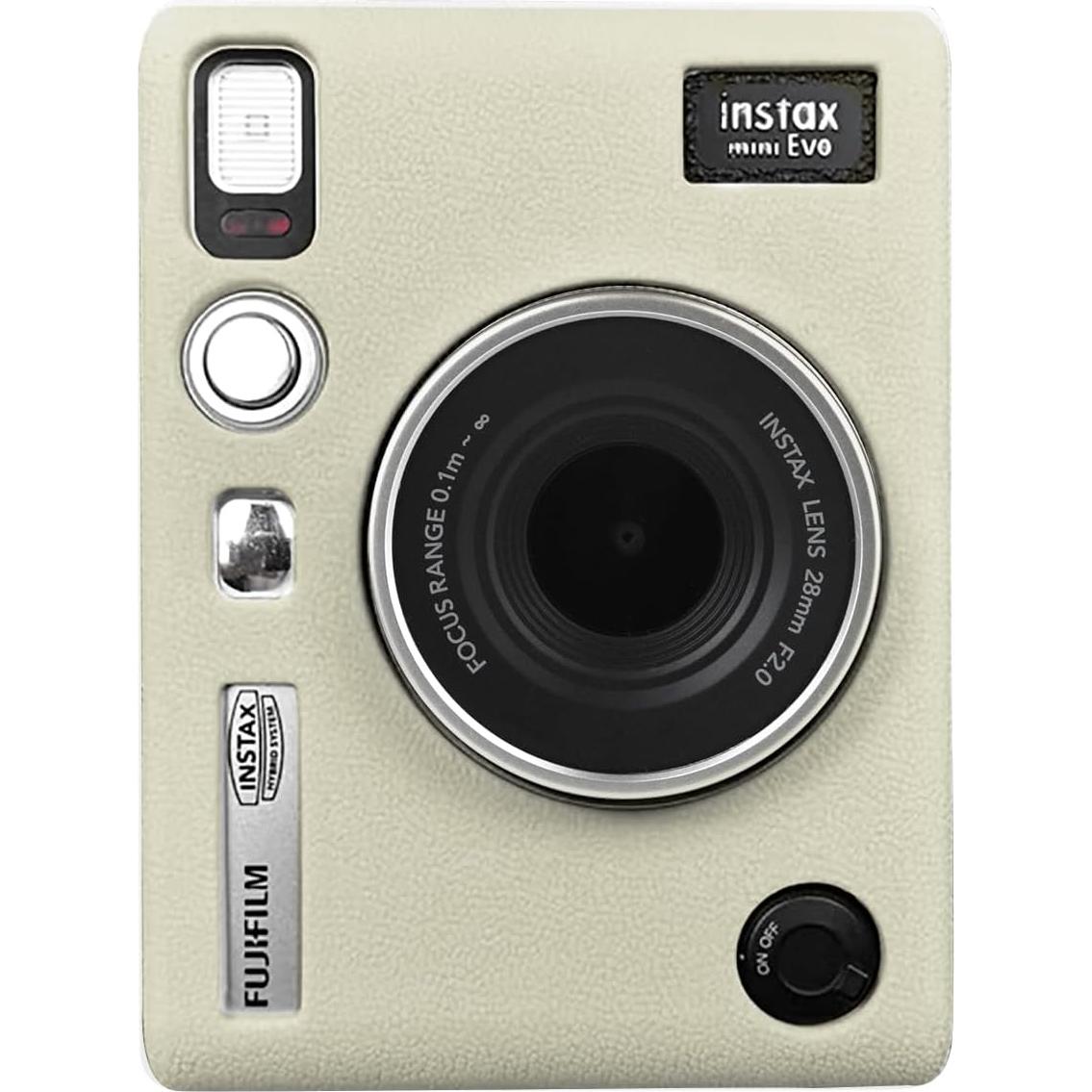 Funda de Silicona MUZIRI KINOKOO para Fuji Instax Mini EVO - Blanca