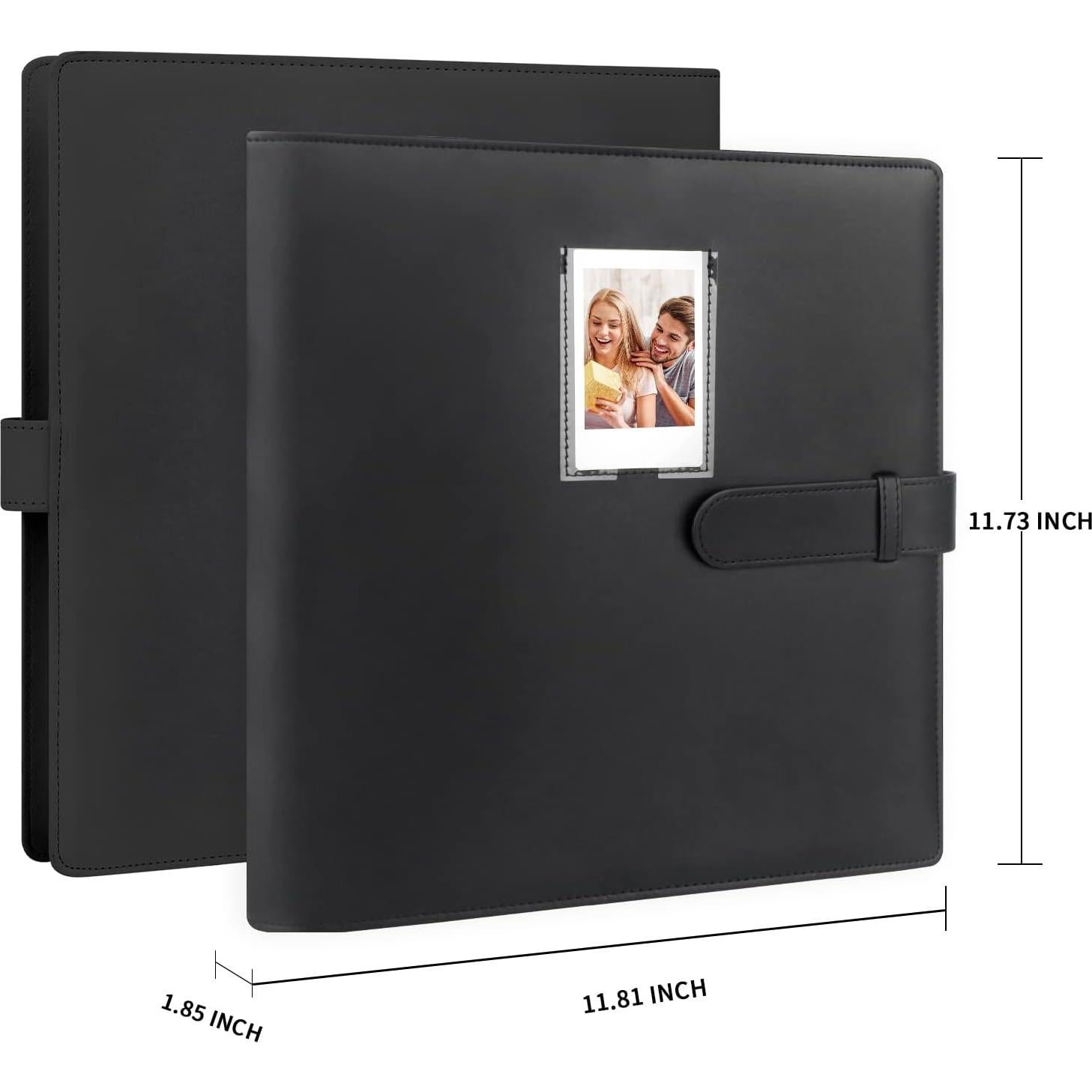 Álbum de Fotos Mini Ruibytree 640 Bolsillos Negro