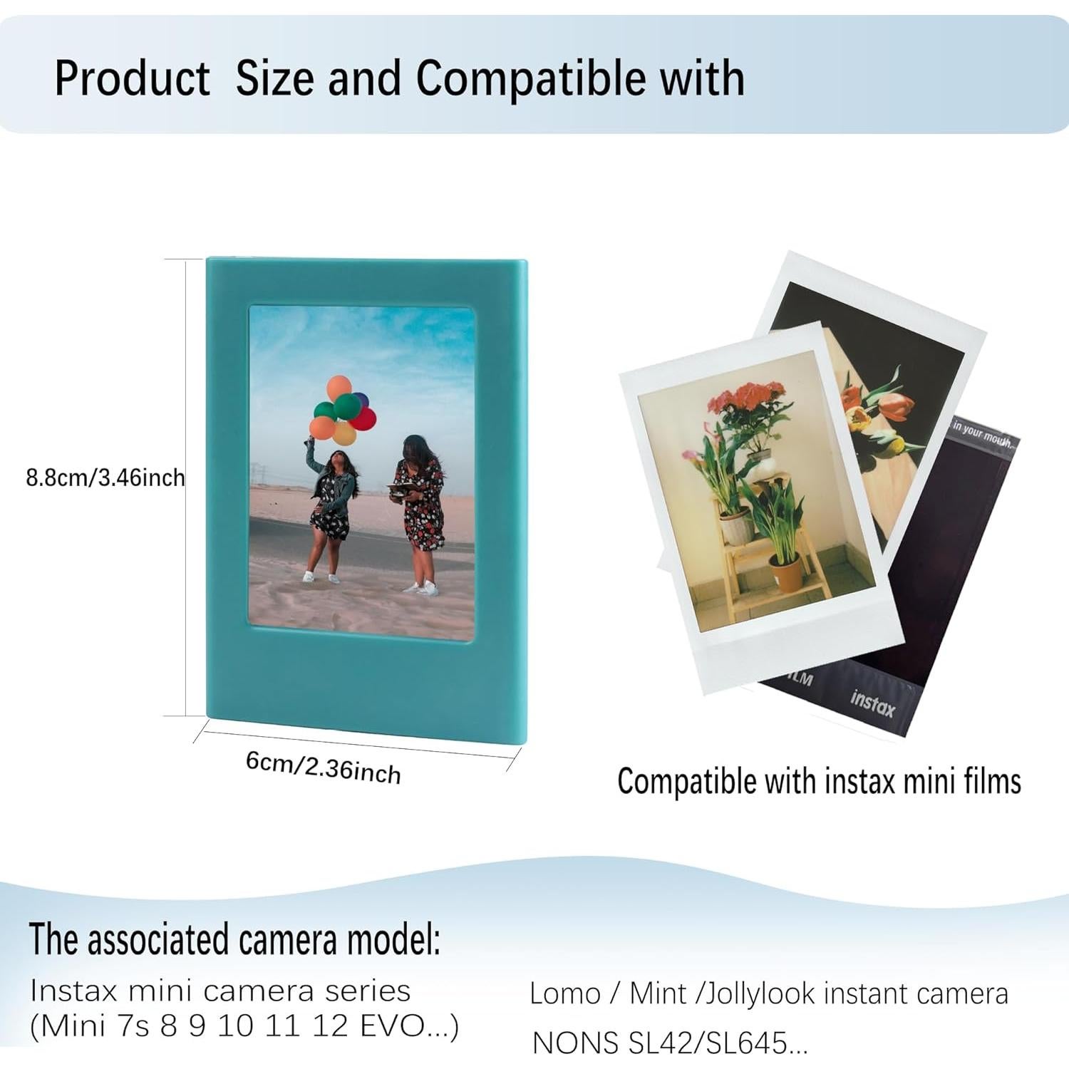 Marco de Foto Magnético Leonuliy para Instax Mini - 10 Piezas