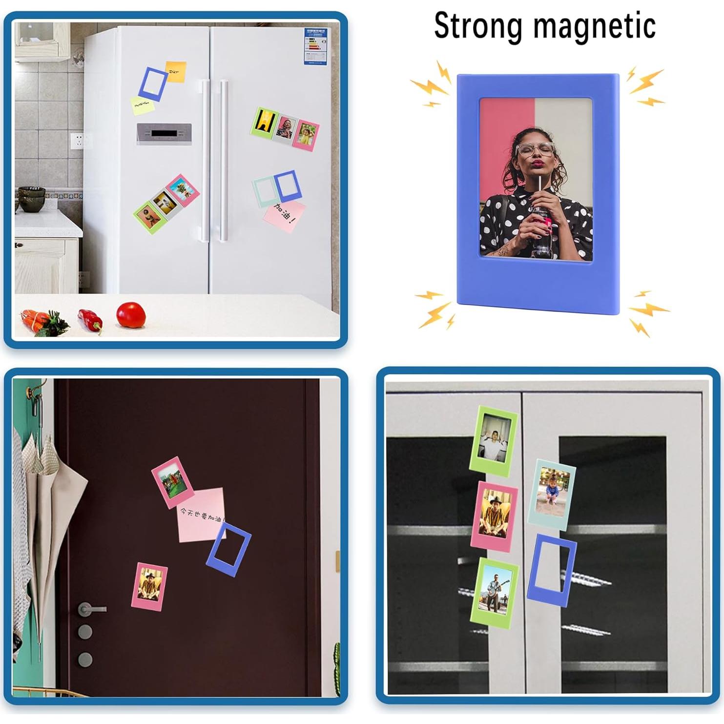 Marco de Foto Magnético Leonuliy para Instax Mini - 10 Piezas