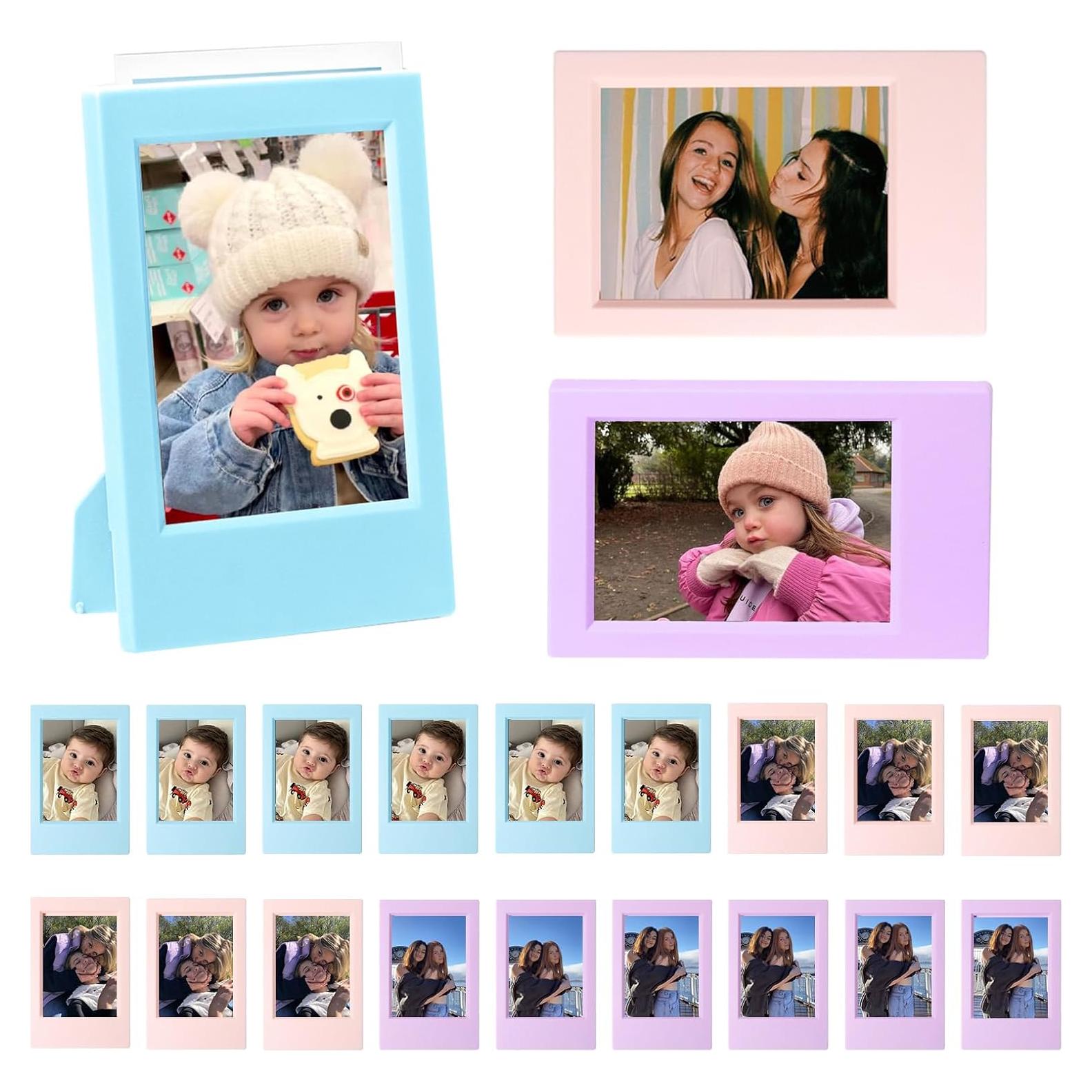 Marcos de Fotos CAIYOULE para Instax Mini 3'' Colorido 7 Pack