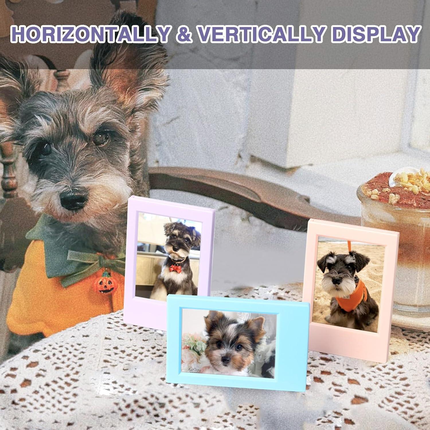 Marcos de Fotos CAIYOULE para Instax Mini 3'' Colorido 7 Pack