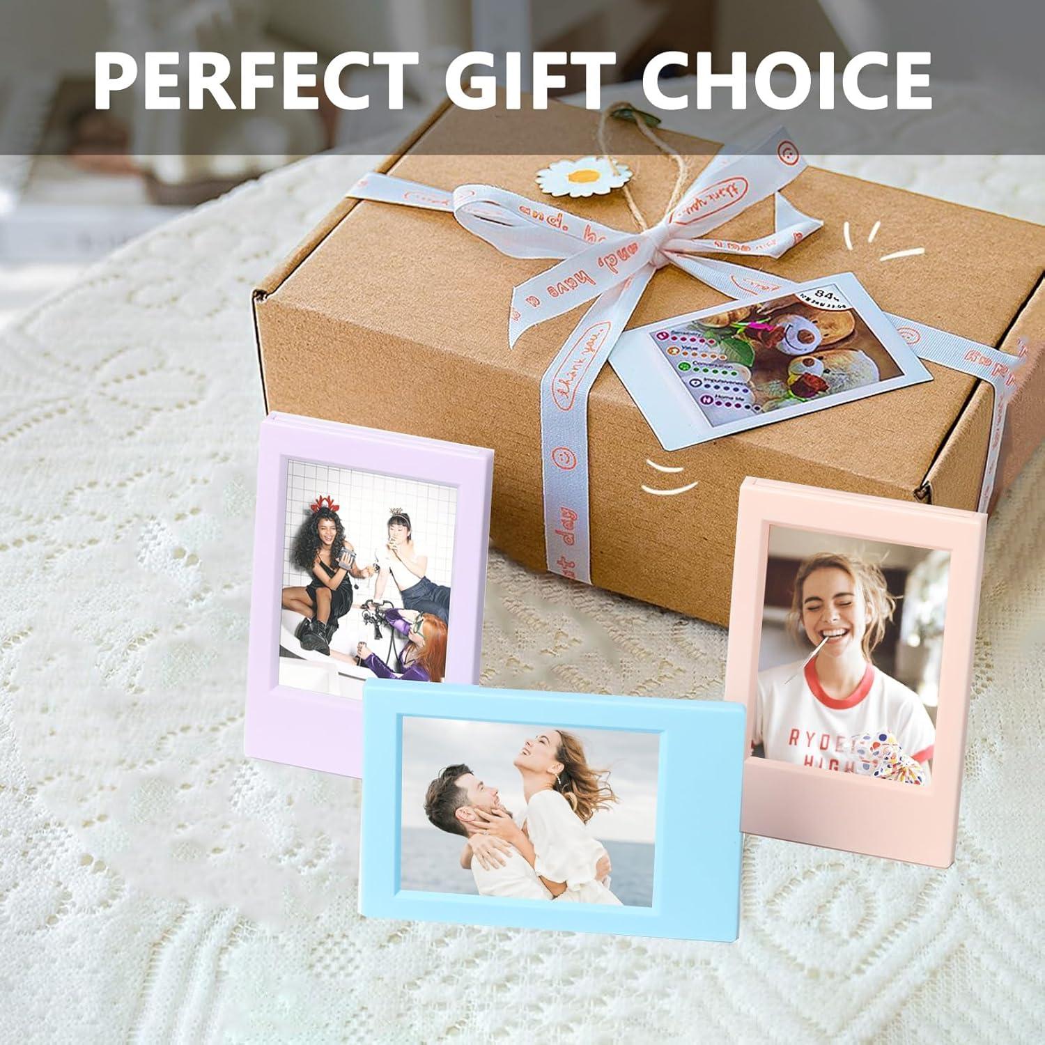 Marcos de Fotos CAIYOULE para Instax Mini 3'' Colorido 7 Pack