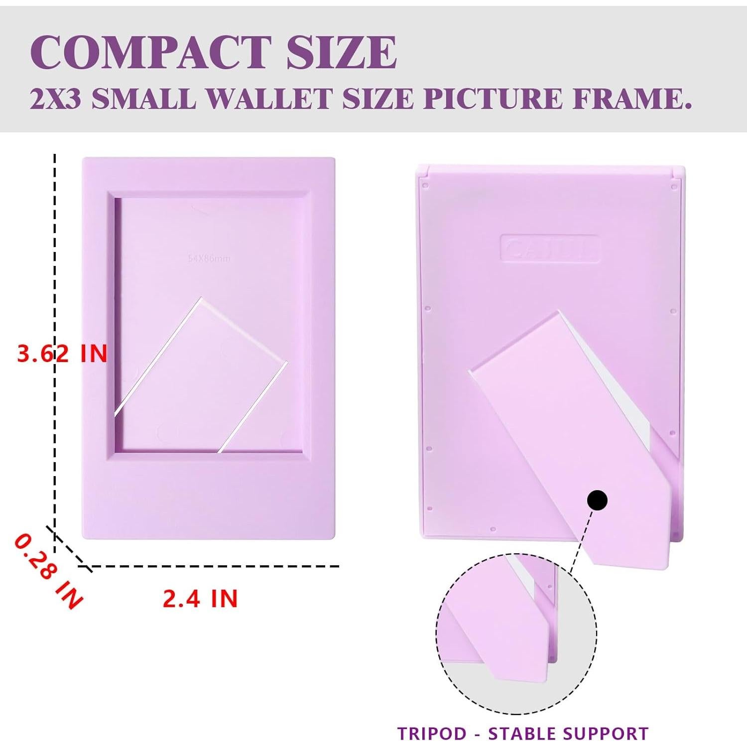 Marcos de Fotos CAIYOULE para Instax Mini 3'' Colorido 7 Pack