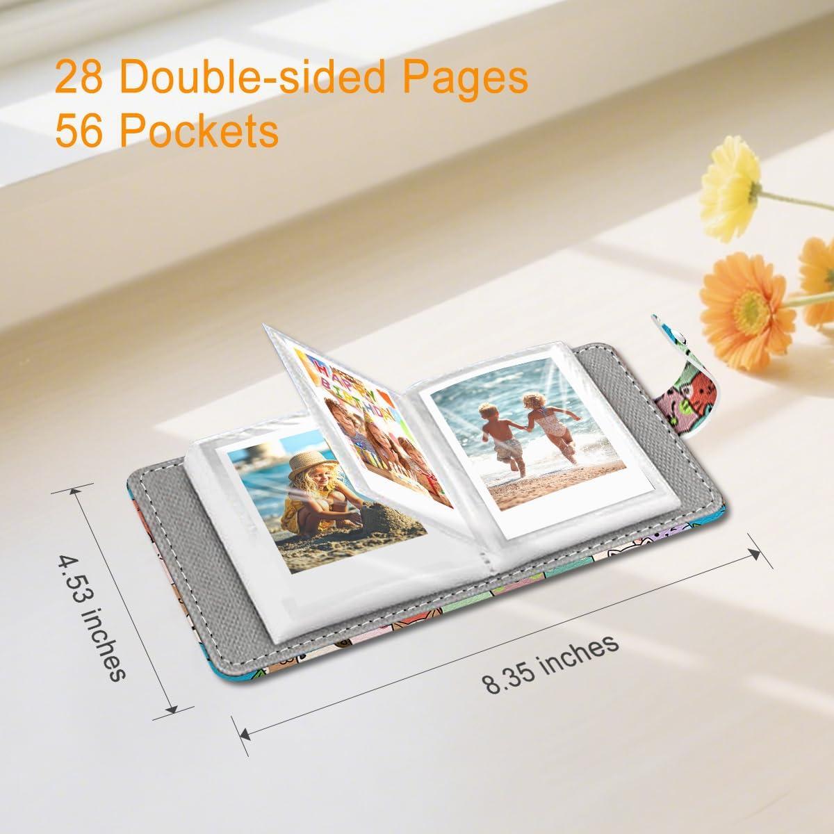 Álbum de Fotos Pequeño Lebrocoli Gatos 56 Bolsillos 2x3"