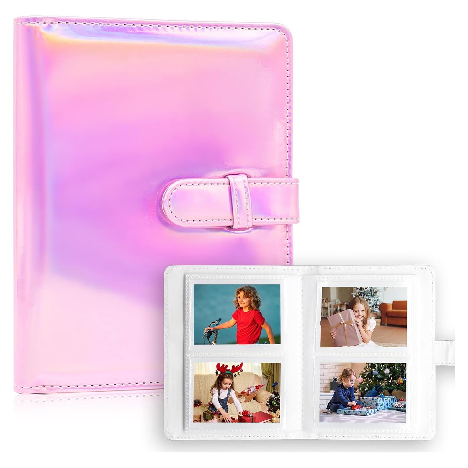 Álbum de Fotos Tugle para Fujifilm Instax Mini 64 Fotos Rosa