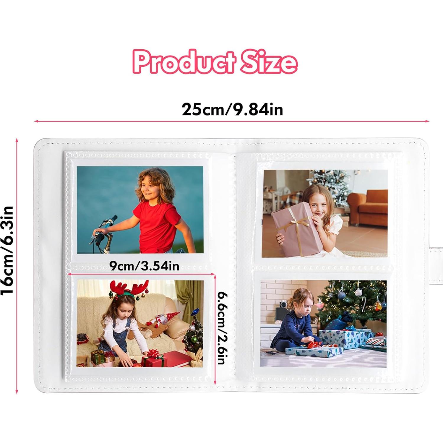 Álbum de Fotos Tugle para Fujifilm Instax Mini 64 Fotos Rosa