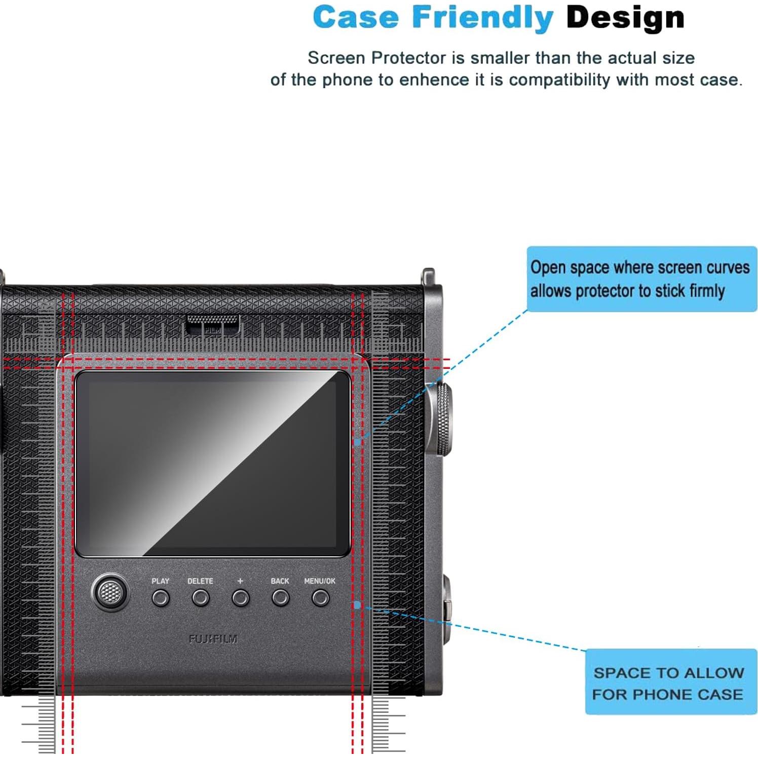 Protector de Pantalla Vidrio Templado Natbok para Fujifilm Instax Wide EVO - 2 Unidades