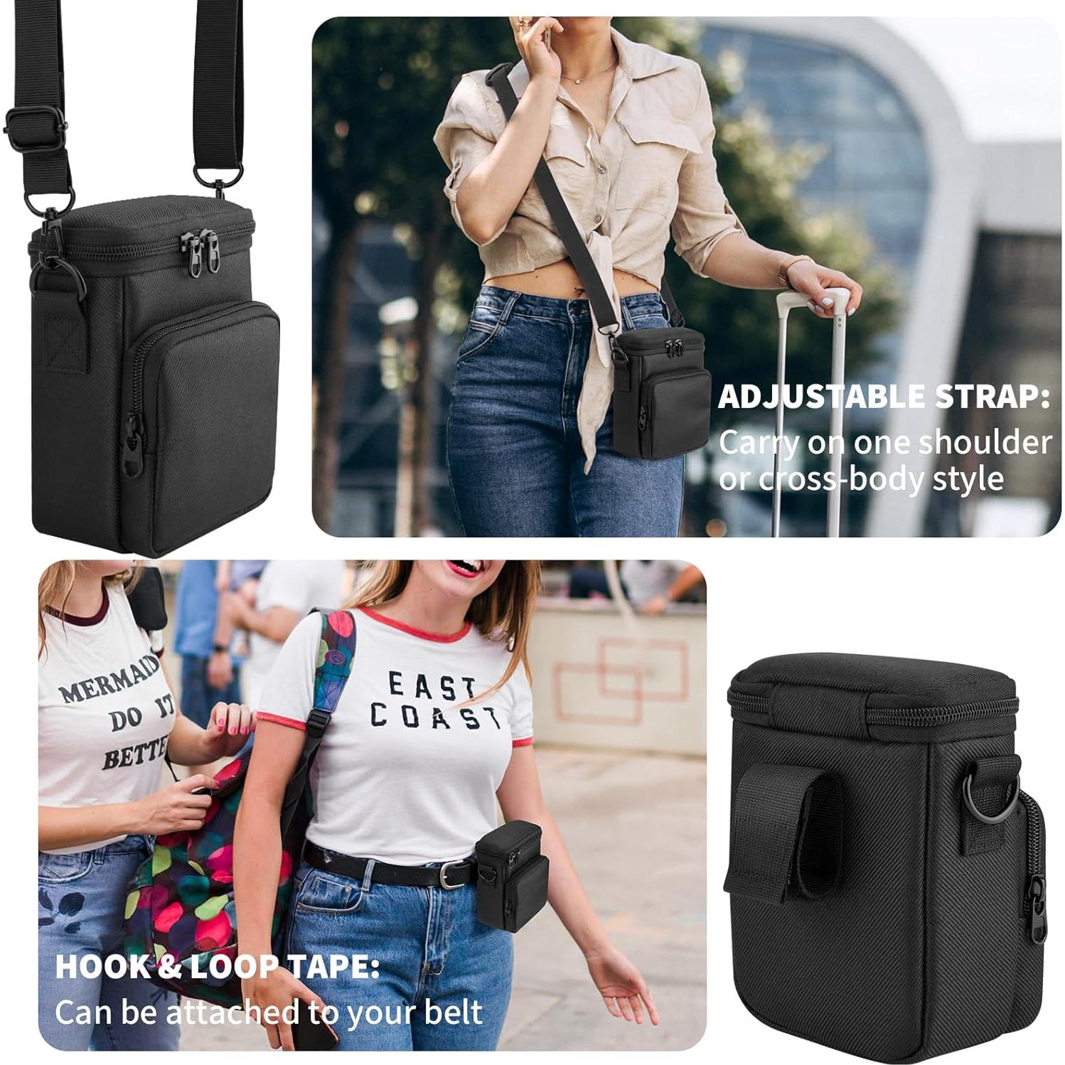 Funda de viaje para cámara Fujifilm Instax Mini EVO - Negra
