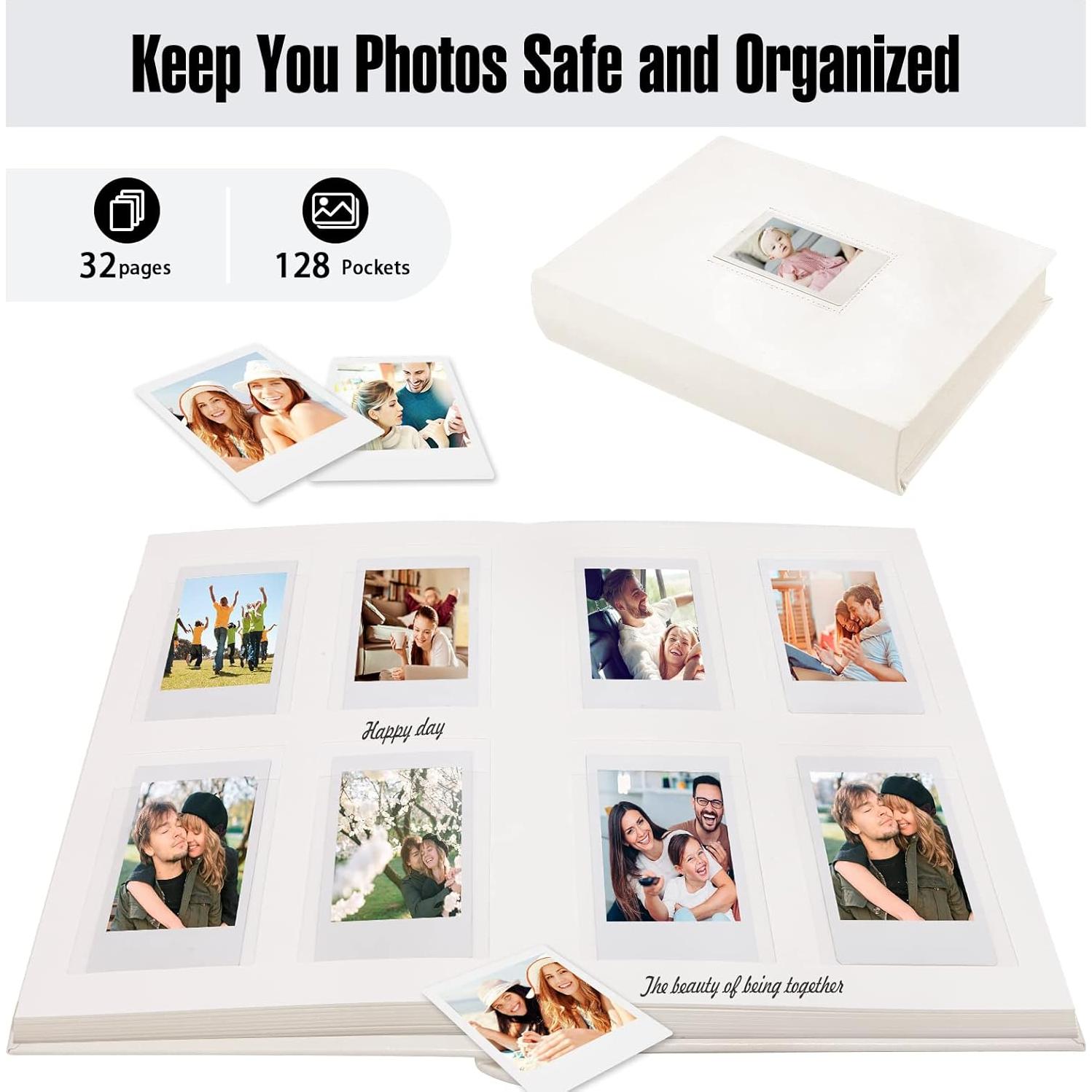 Álbum de Fotos Mini Veicevol 128 Bolsillos Blanco