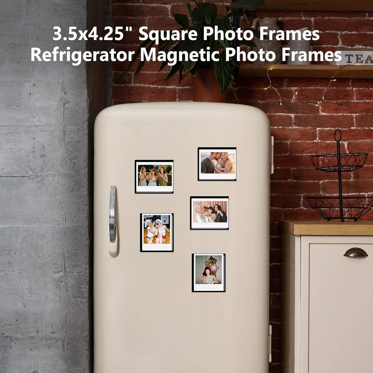 Paquete de 5 Marcos de Fotos Magnéticos HIYQIN para Instax Wide