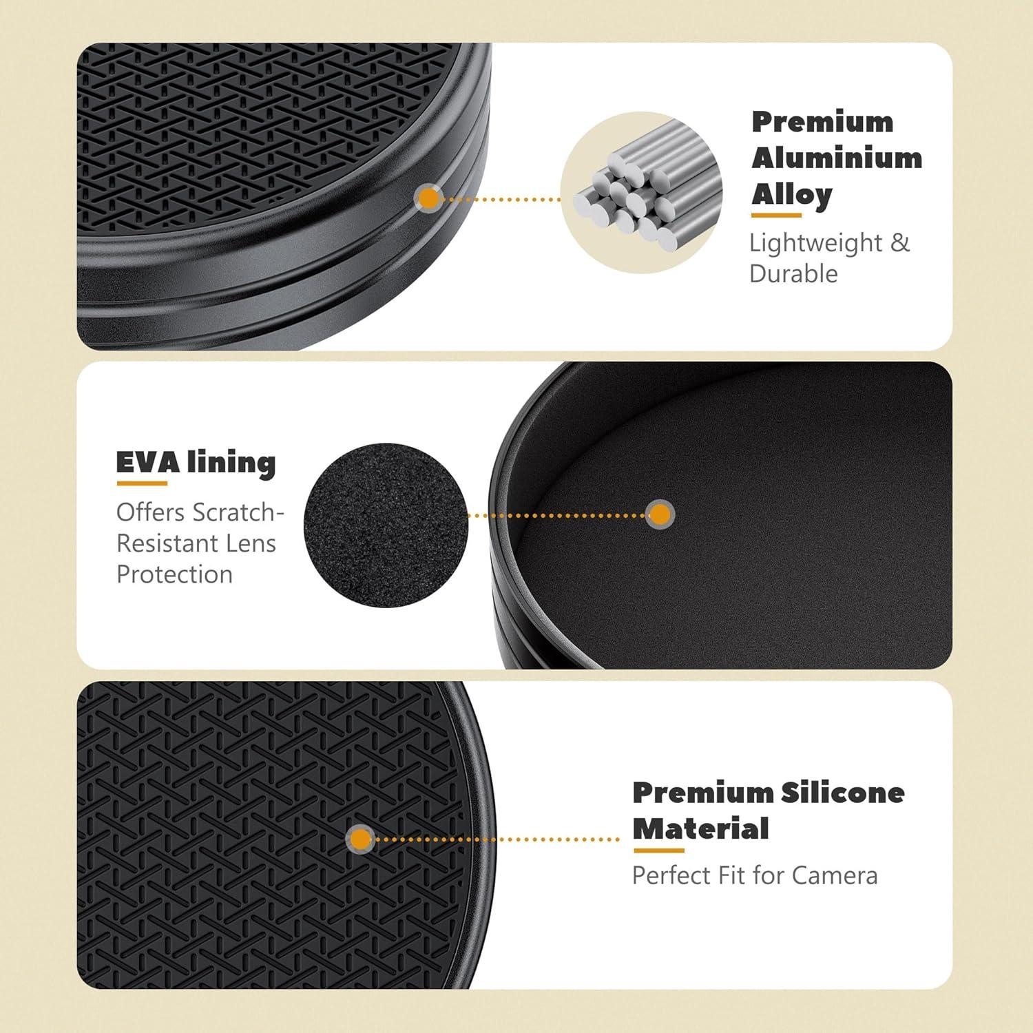 Cubierta de lente JJC para Fujifilm Instax Wide Evo - Aluminio