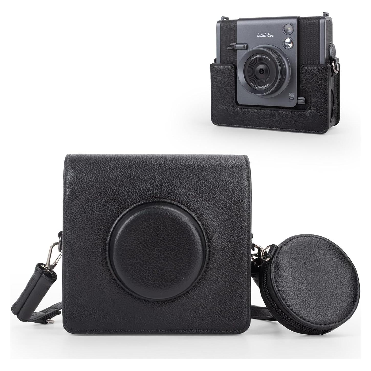 Funda Protectora MUZIRI KINOKOO para Cámara Instax Wide EVO - Cuero PU