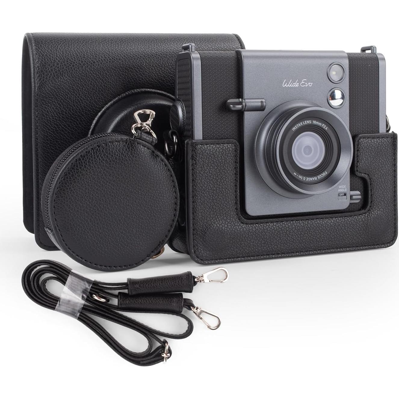 Funda Protectora MUZIRI KINOKOO para Cámara Instax Wide EVO - Cuero PU