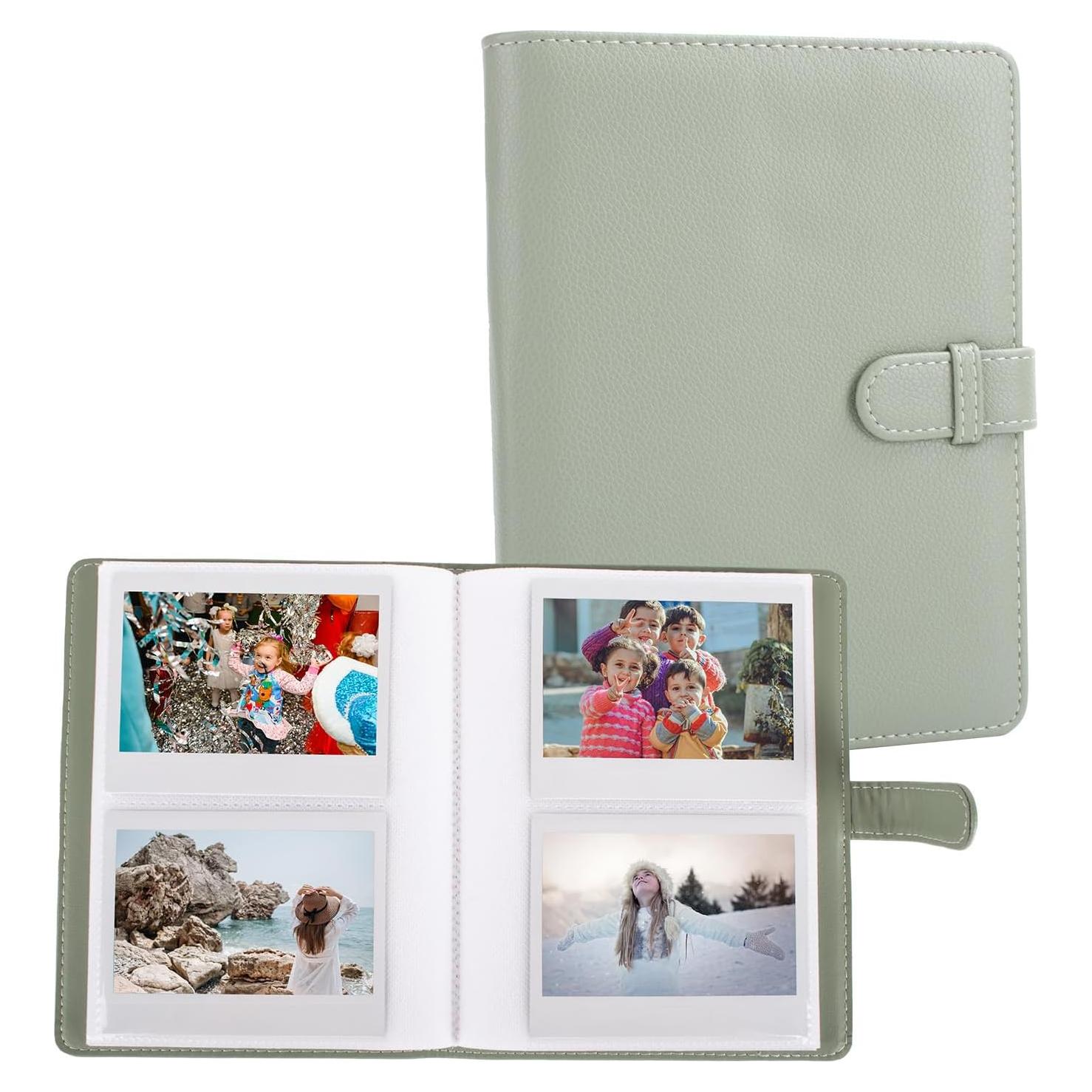 Álbum de Fotos MUZIRI KINOKOO Verde 80 Bolsillos para Instax