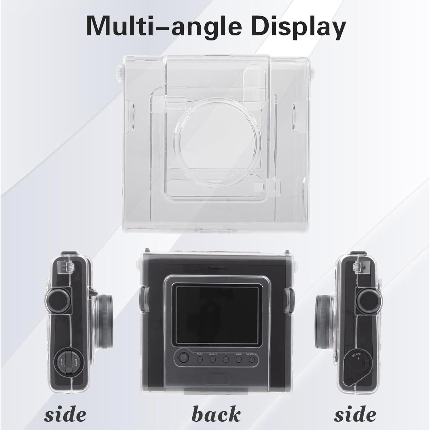 Funda Protectora Transparente Rieibi para Fujifilm Instax Wide Evo