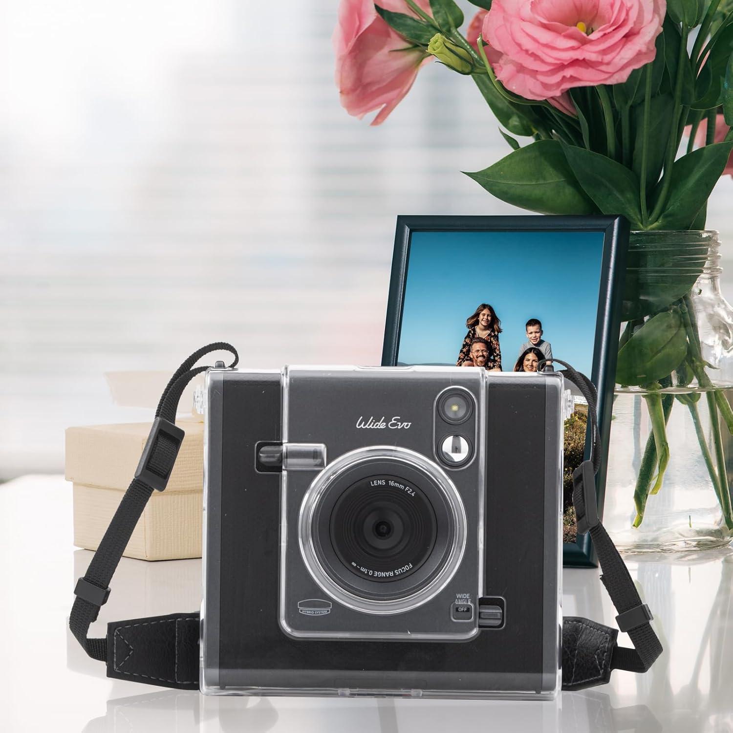 Funda Protectora Transparente Rieibi para Fujifilm Instax Wide Evo