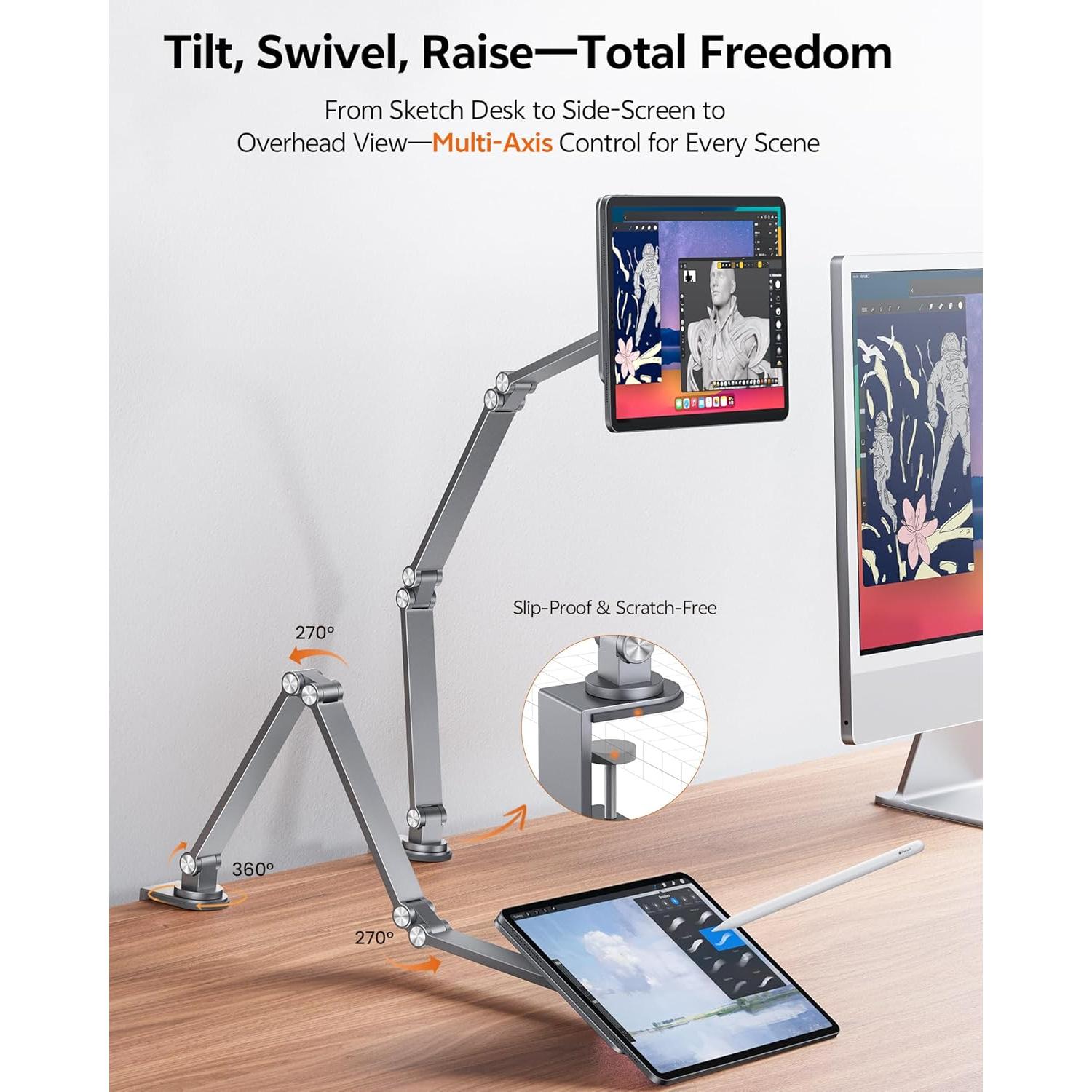 Soporte de Carga Inalámbrica Magnético LULULOOK para iPad Pro 13" M4