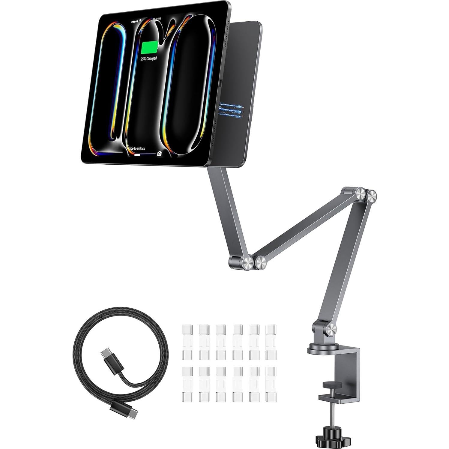 Soporte de Carga Inalámbrica Magnético LULULOOK para iPad Pro 13" M4