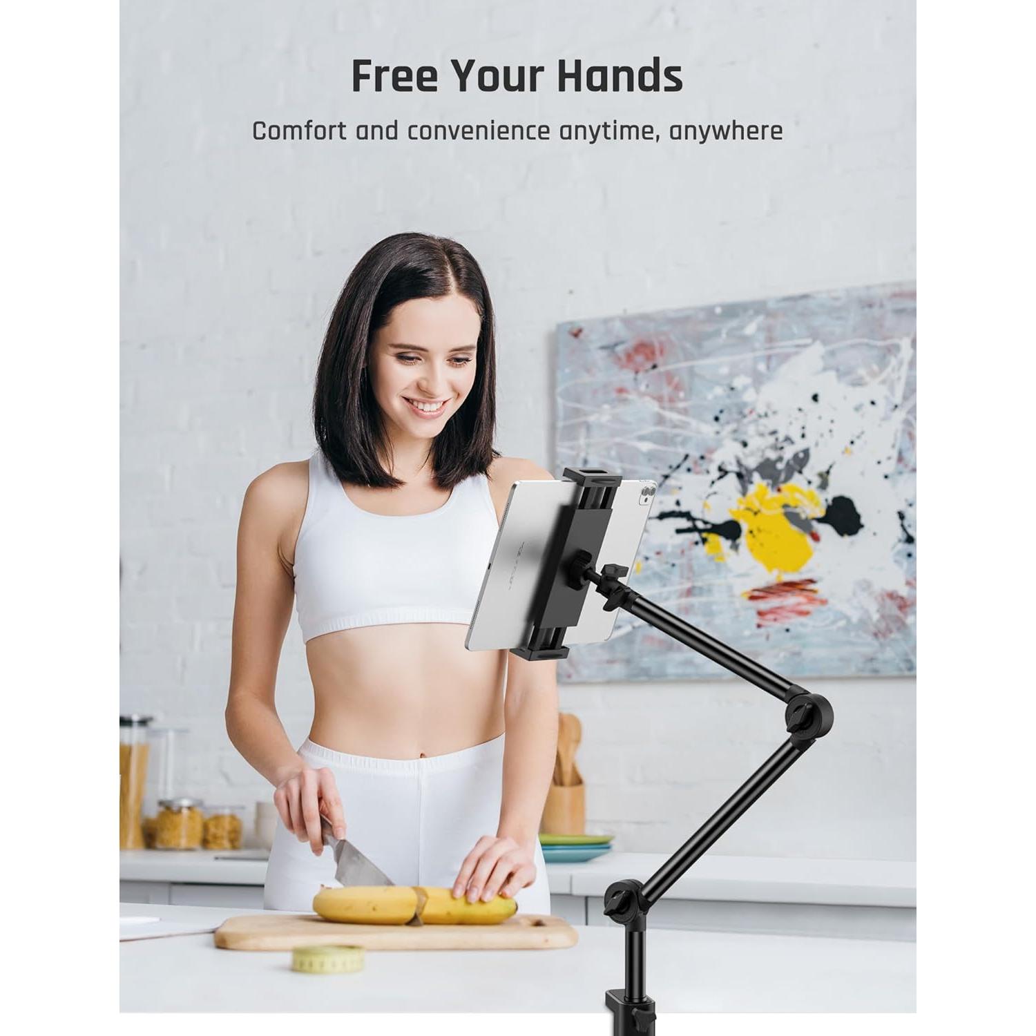 Soporte Universal para Tabletas y Teléfonos SHAWE - 2 Abrazaderas