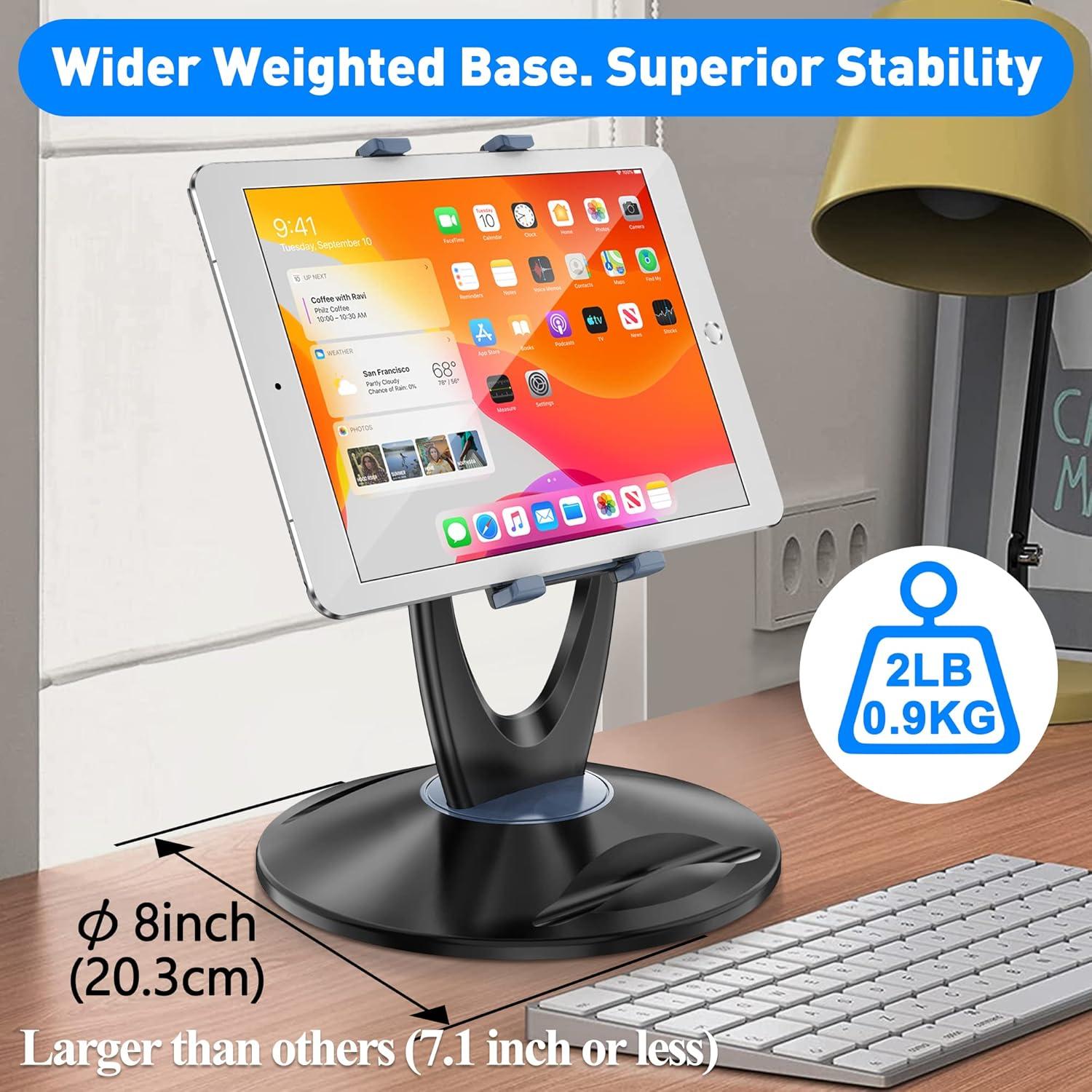 Soporte Ajustable para Tablet DeskLogics TS-8B - 6 a 13 pulgadas - Negro