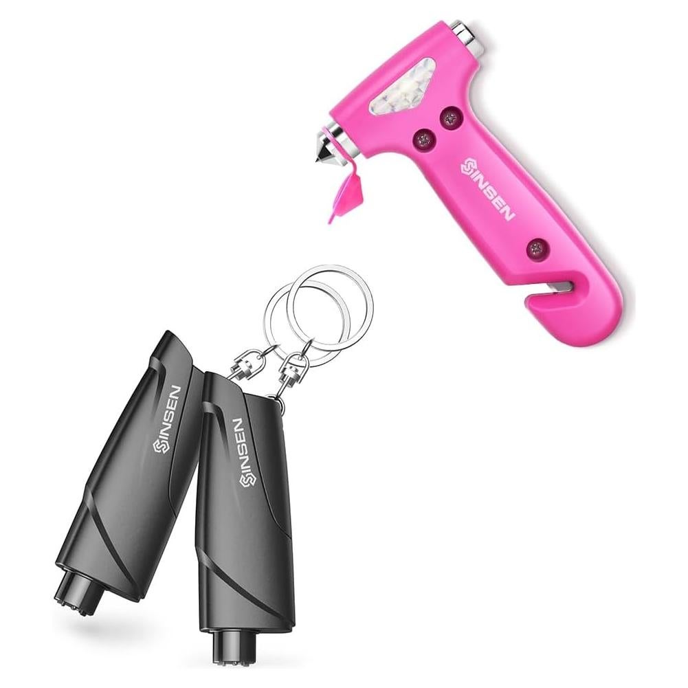 Martillo de Seguridad SINSEN 3 en 1 - Cortador y Rompedor