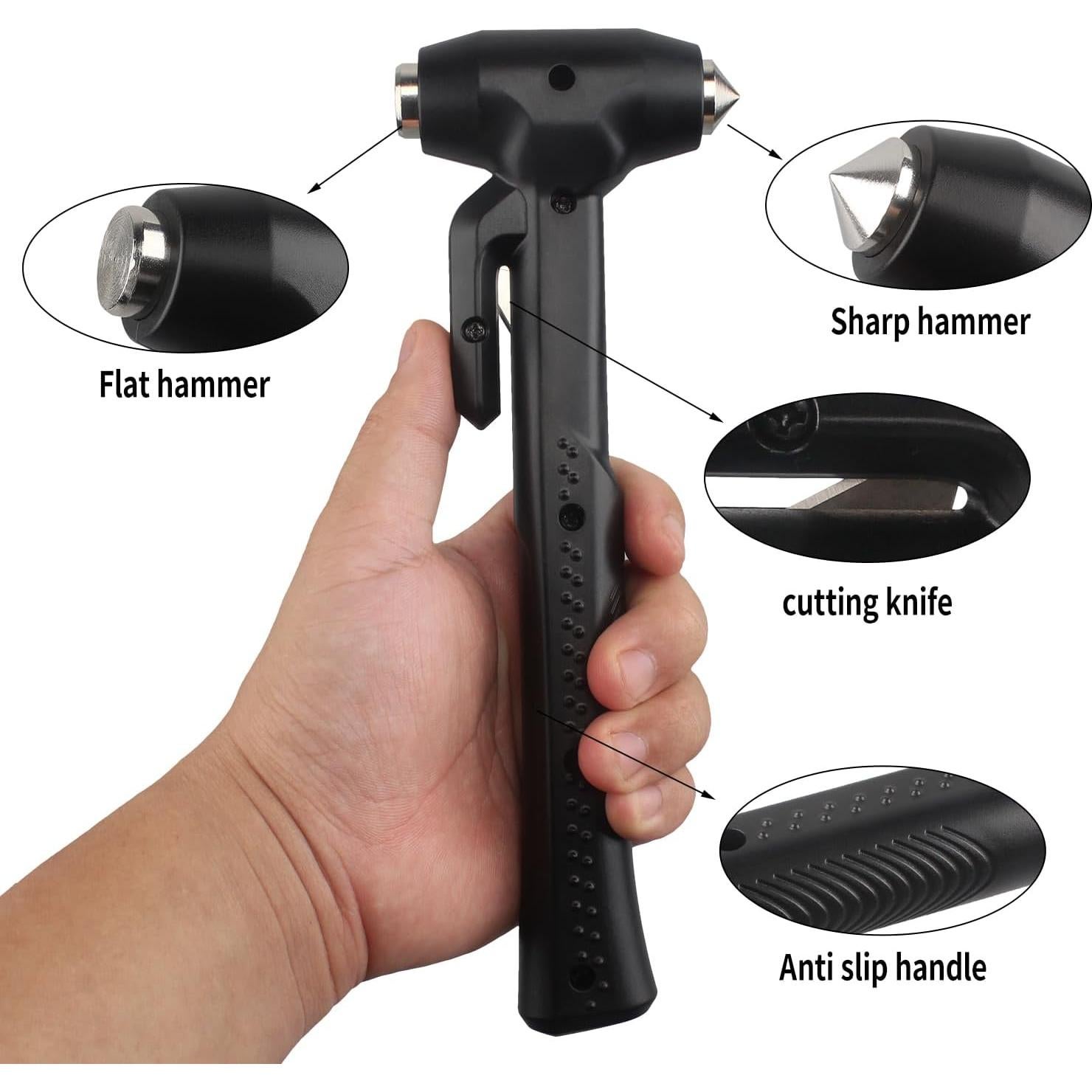 Juego de Martillo de Seguridad Wetado 2-en-1 para Automóvil