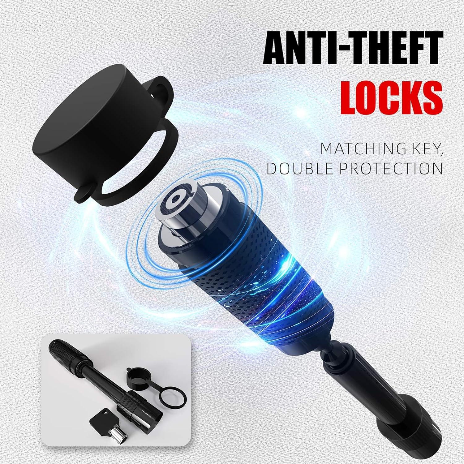 Soporte de bola de remolque AUTOBOTS 2" con gancho 3/4" rojo