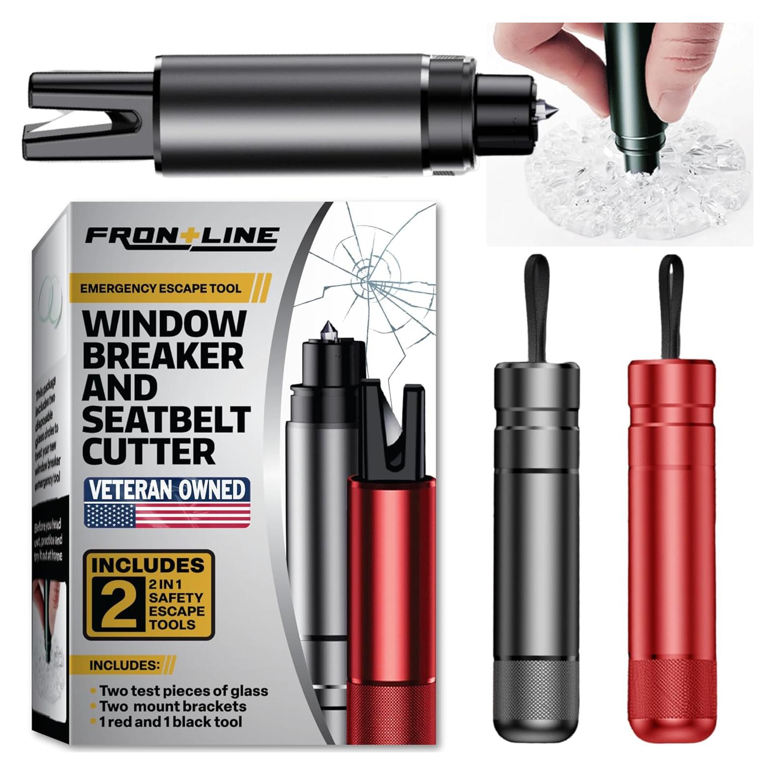 Juego de 2 Rompedor de Ventanas y Cortador de Cinturones FRONTLINE