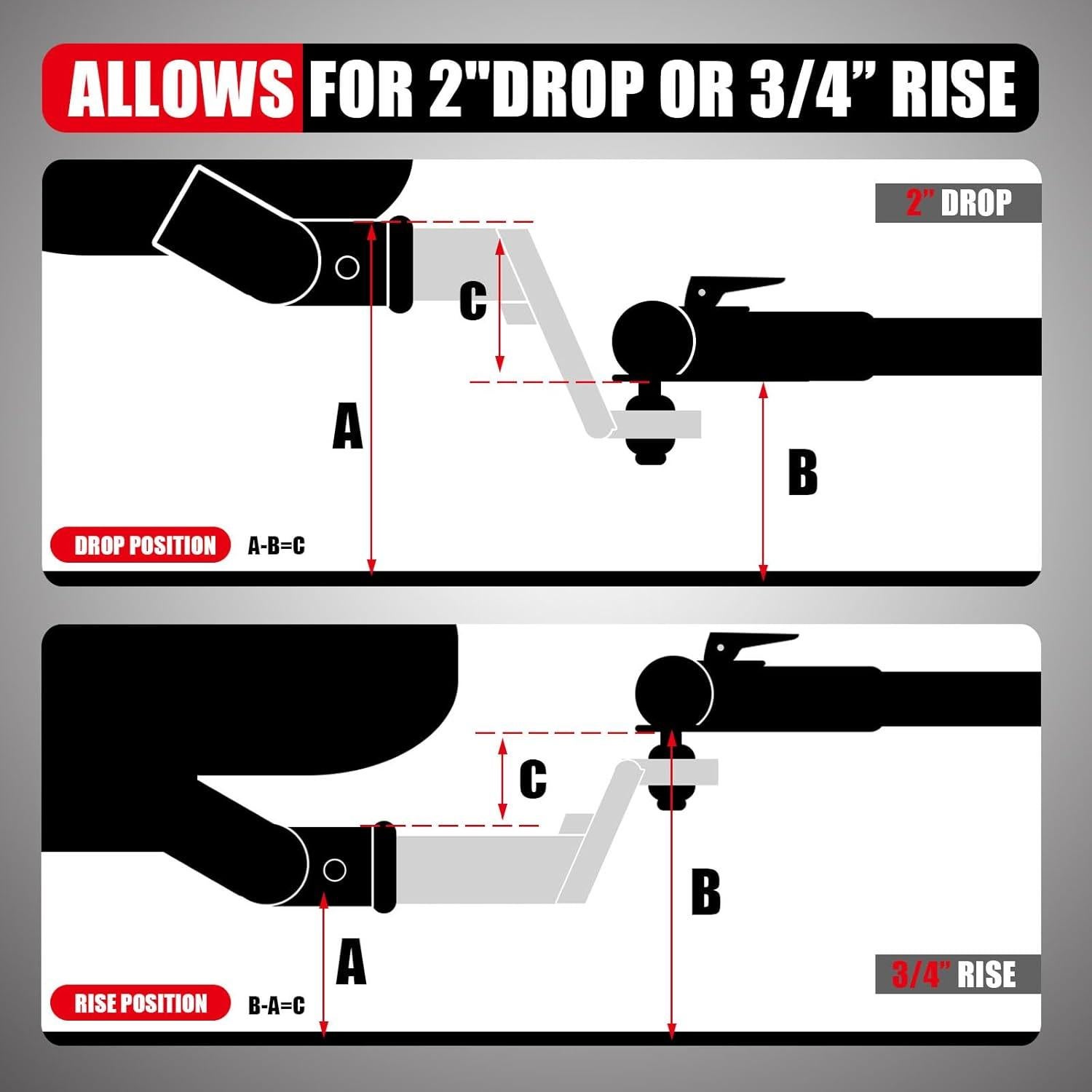Soporte de Enganche de Remolque Road Dawg ATRLY2003D 2721 kg