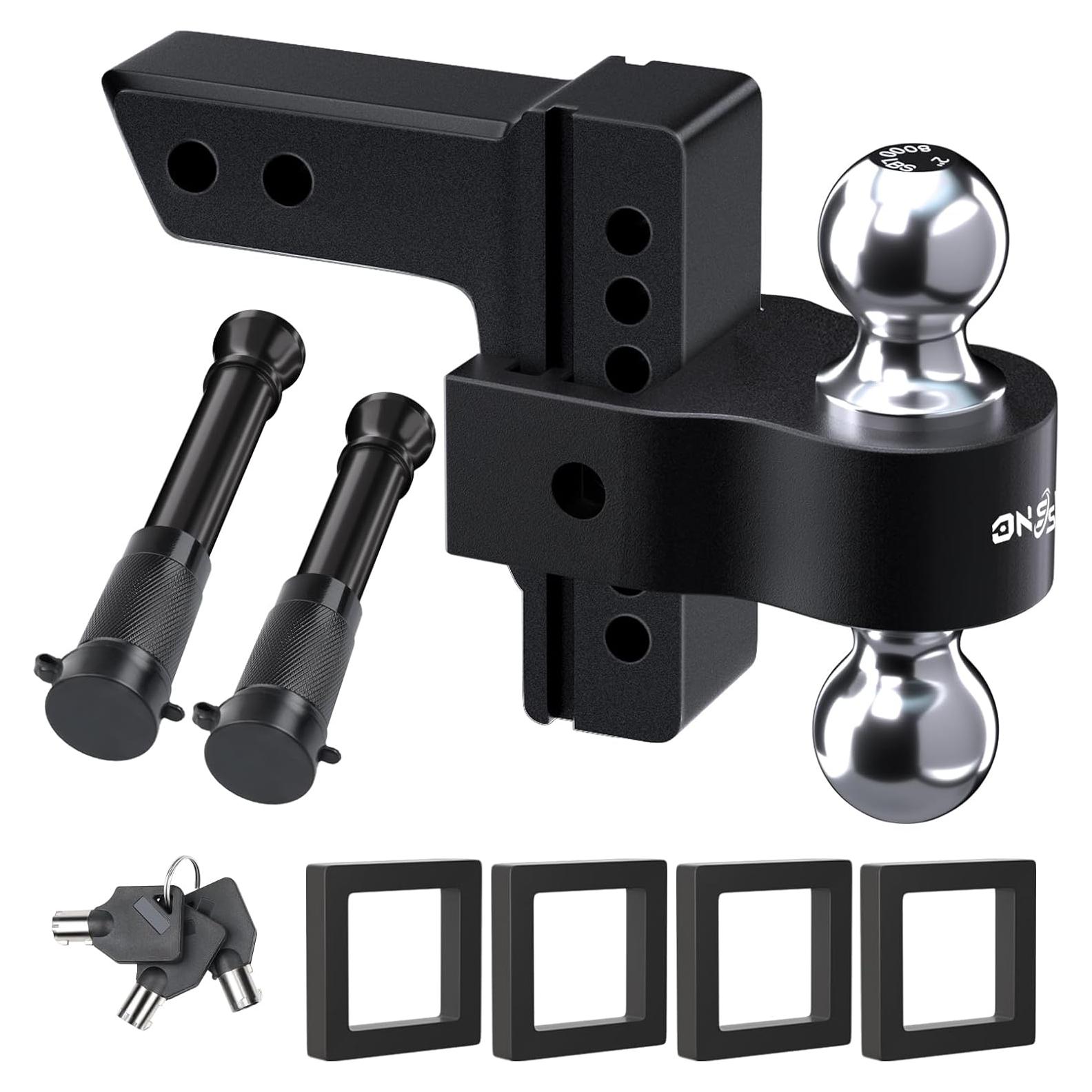 Enganche de Remolque Ajustable Onsski 6" para Camión Aluminio