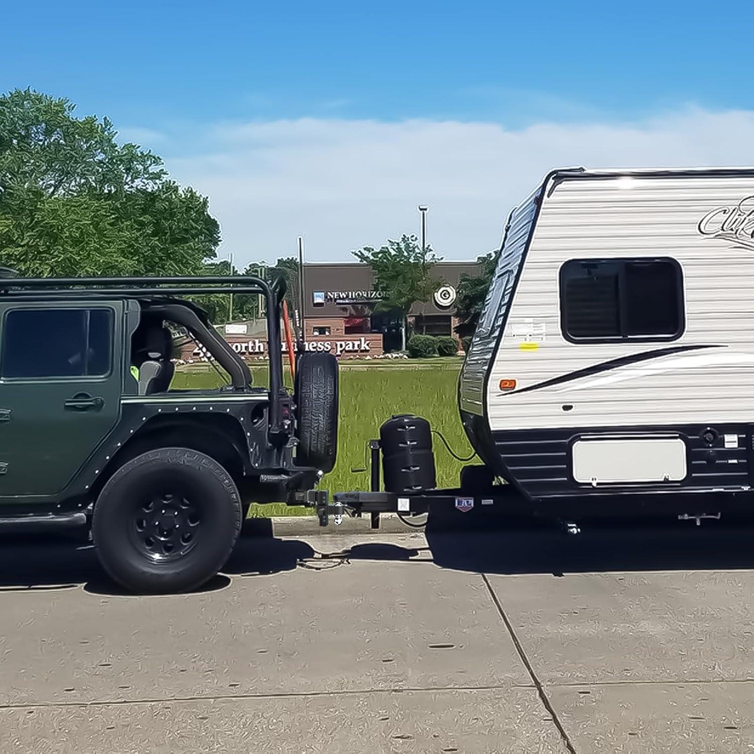 Enganche de Remolque Ajustable Onsski 6" para Camión Aluminio