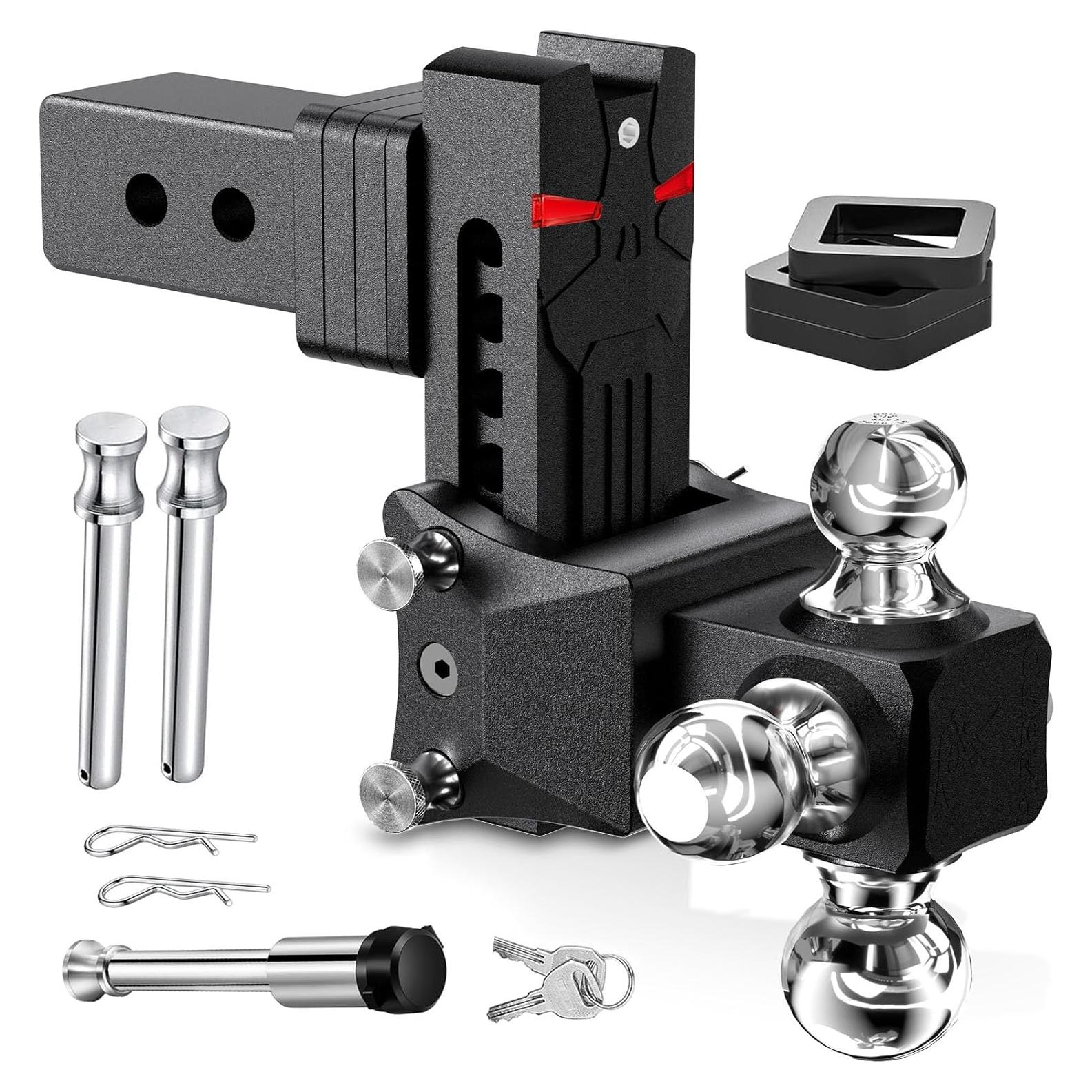 Enganche de Remolque Ajustable Airbird 5" con Pasador Antirrobo