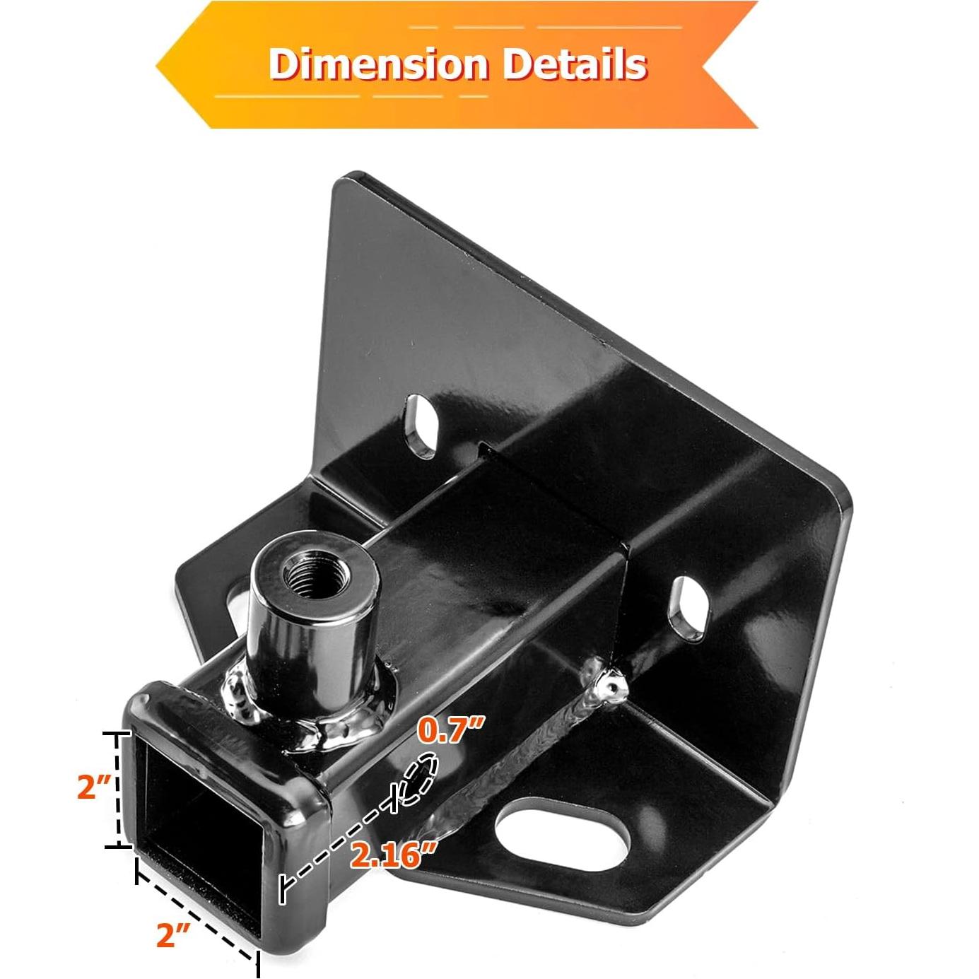 Enganche Trasero Clase 3 WeiSen 2" para Dodge Dakota 2005-2010 y Mitsubishi Raider 2006-2009