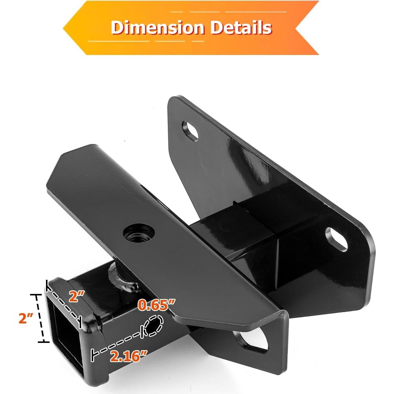 Enganche de Remolque Trasero WeiSen 2" Clase 3 para Dodge Ram