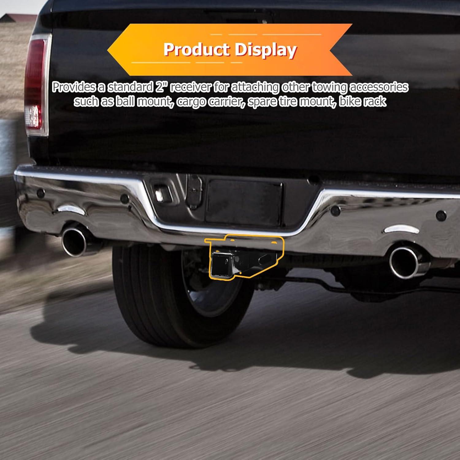 Enganche de Remolque Trasero WeiSen 2" Clase 3 para Dodge Ram