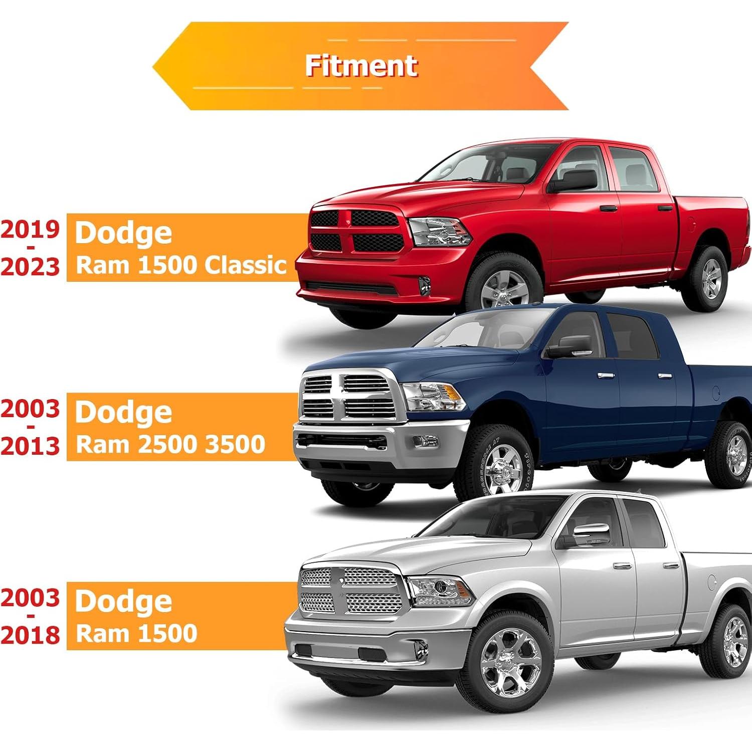 Enganche de Remolque Trasero WeiSen 2" Clase 3 para Dodge Ram