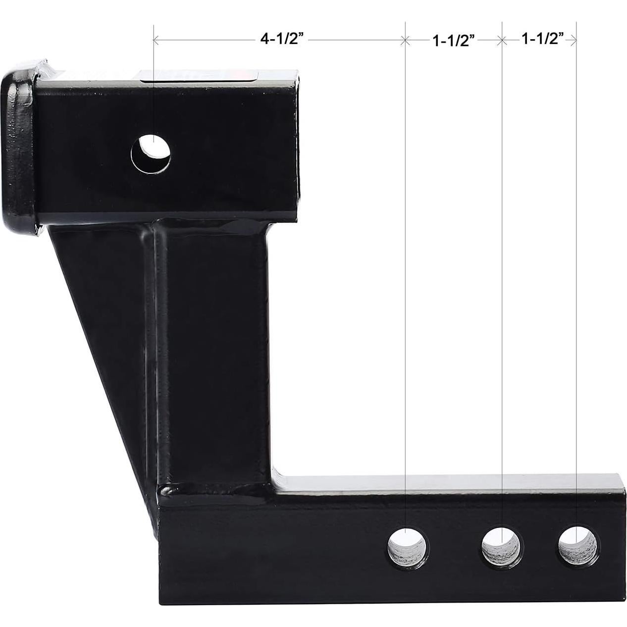 Extensión de receptor de enganche 2" HITOWMFG 15.24 cm elevación