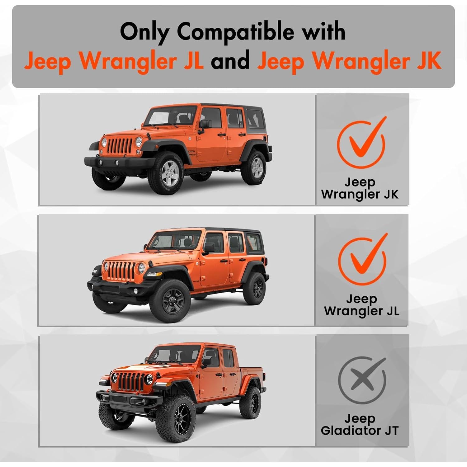 Kit Receptor de Enganche de Remolque CALLIERT para Jeep Wrangler 2007-2025